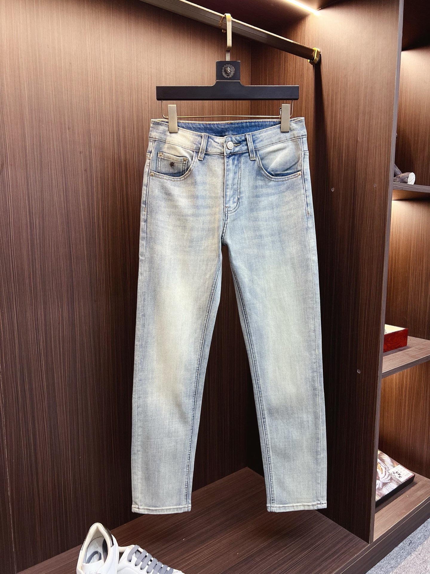 Chrome Hearts Male Jeans Denim Slim Fit