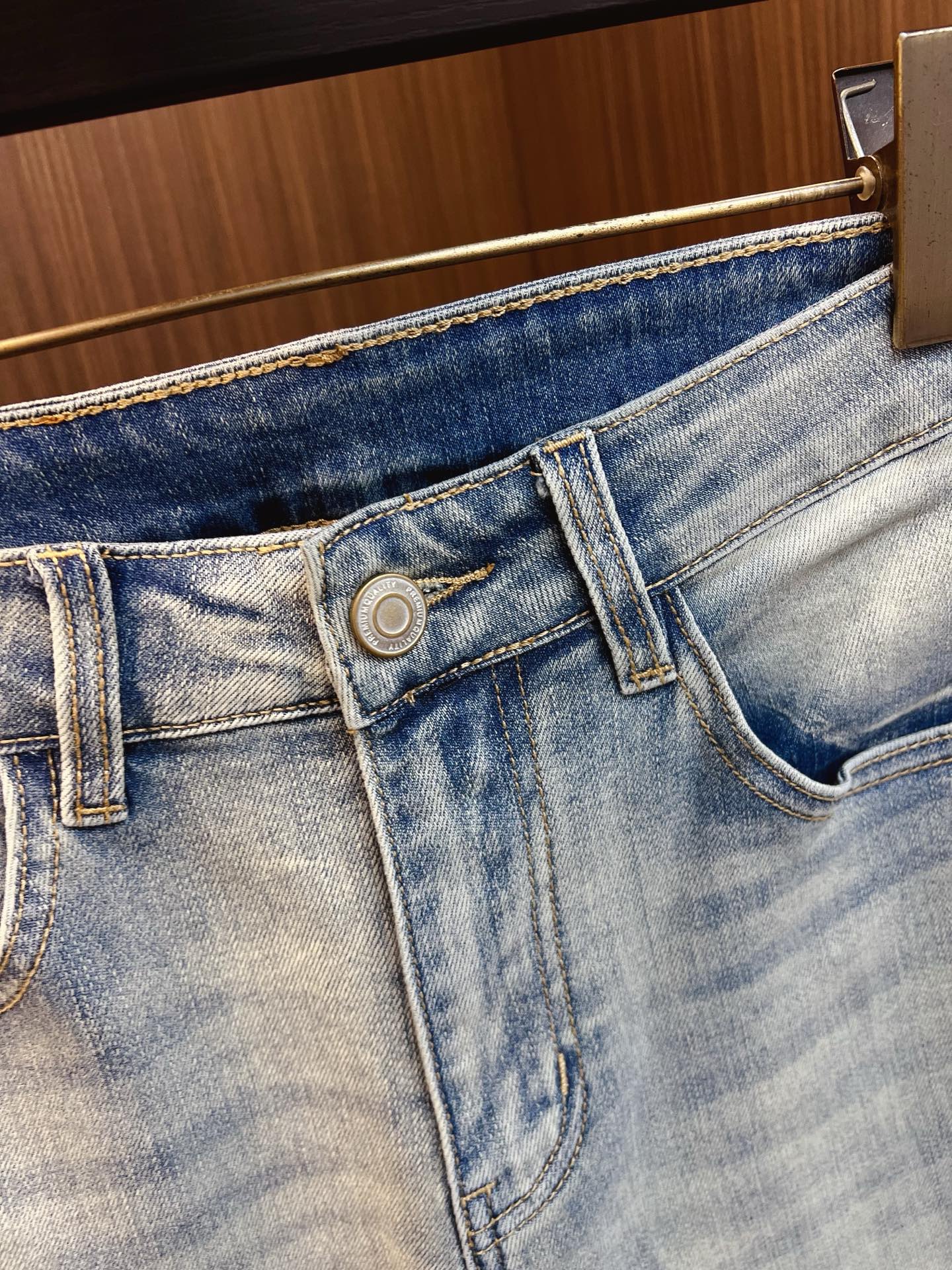 Chrome Hearts Male Jeans Denim Slim Fit