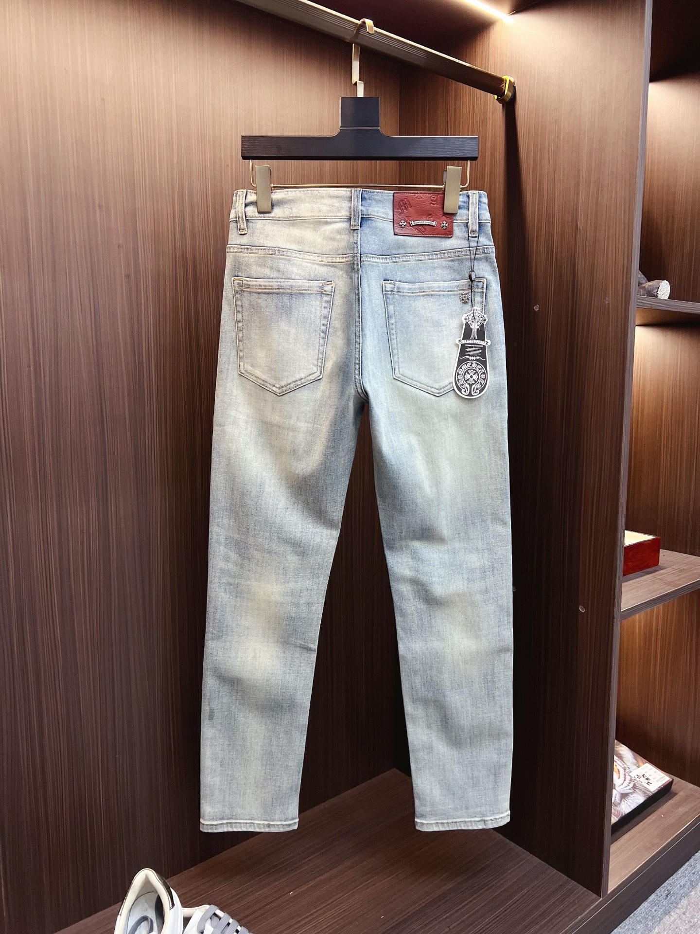 Chrome Hearts Male Jeans Denim Slim Fit