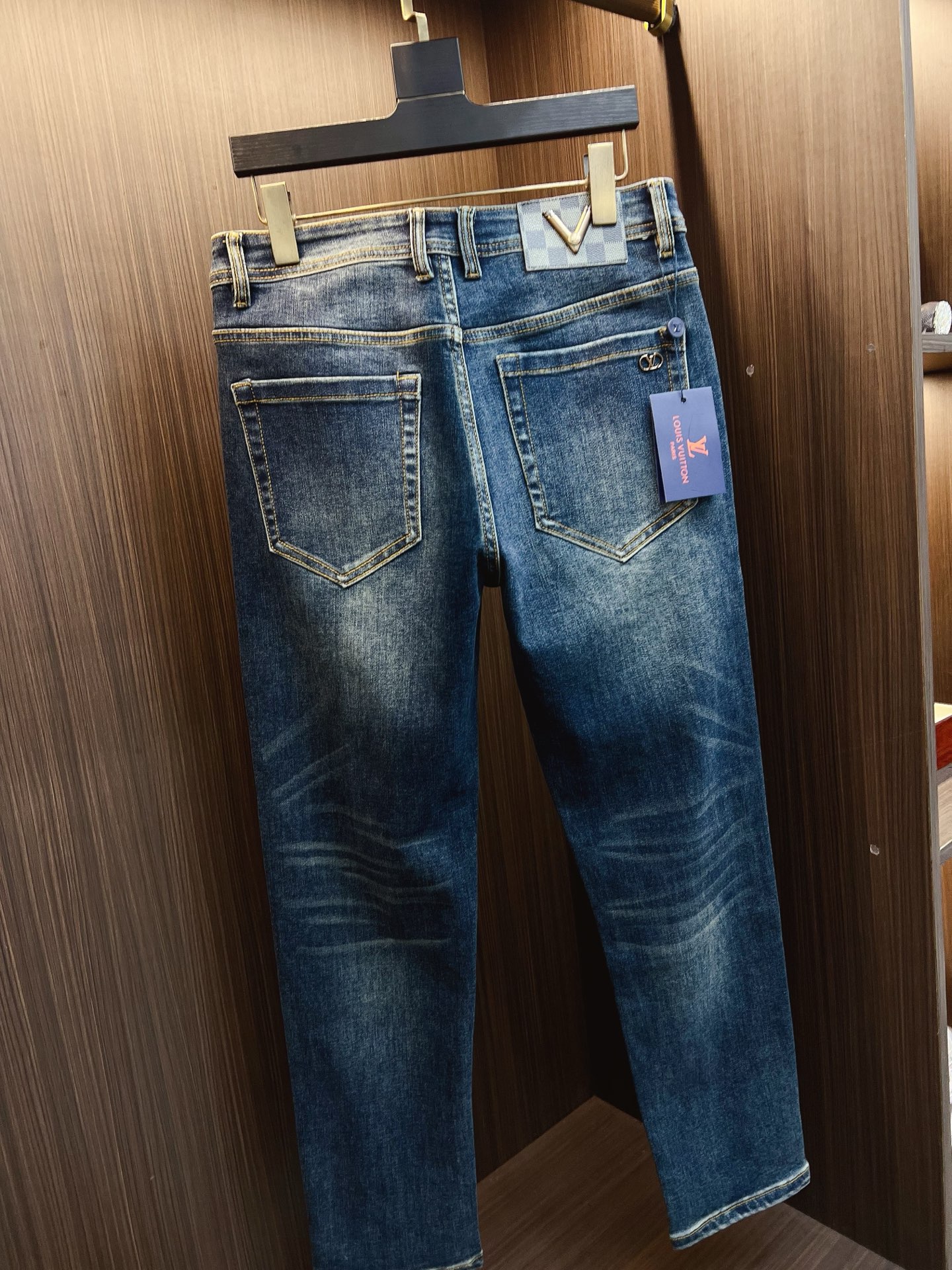 Louis Vuitton Male Jeans Denim Slim Fit L