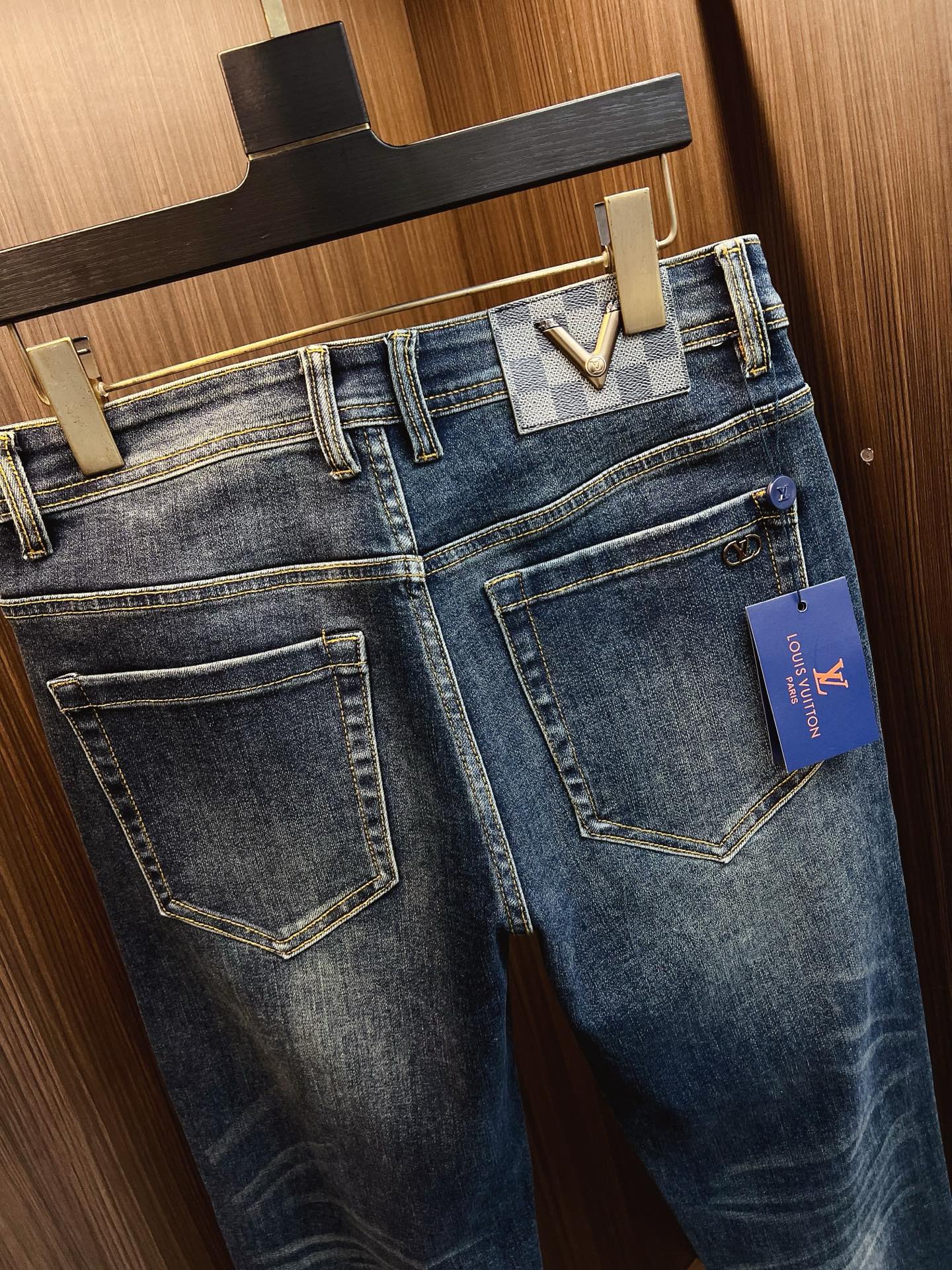 Louis Vuitton Male Jeans Denim Slim Fit L