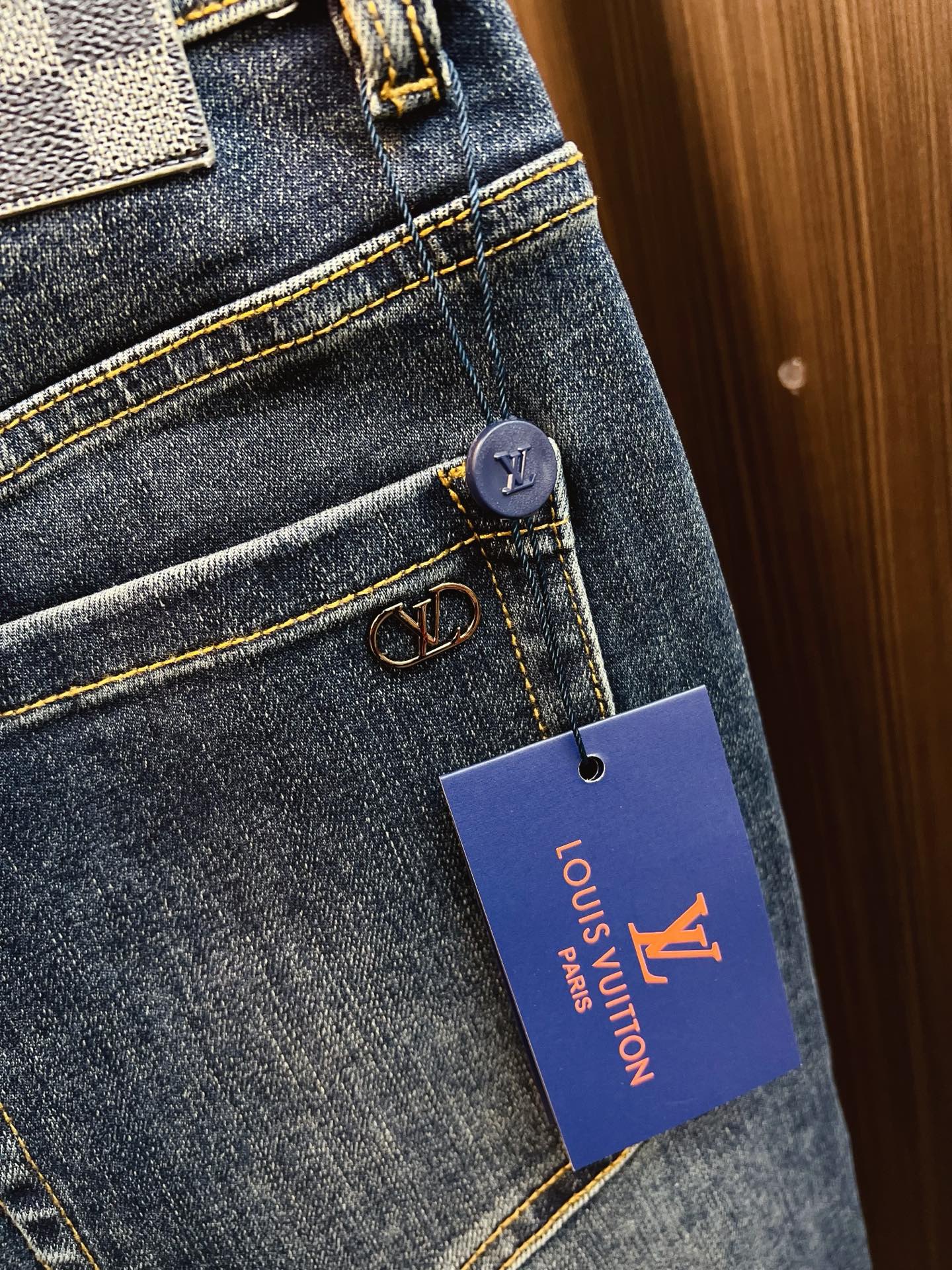 Louis Vuitton Male Jeans Denim Slim Fit L