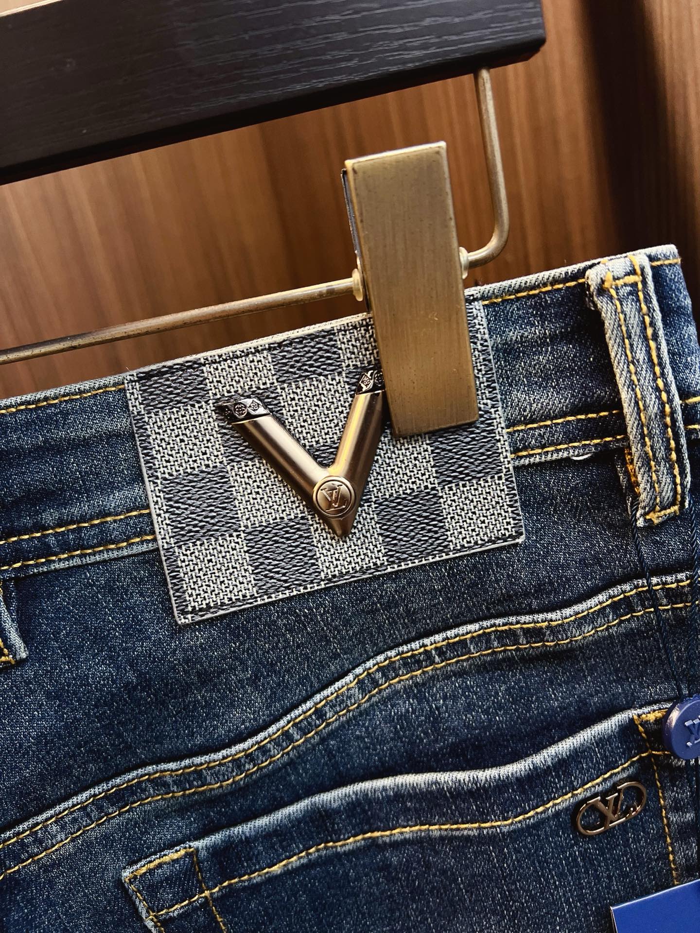 Louis Vuitton Male Jeans Denim Slim Fit L