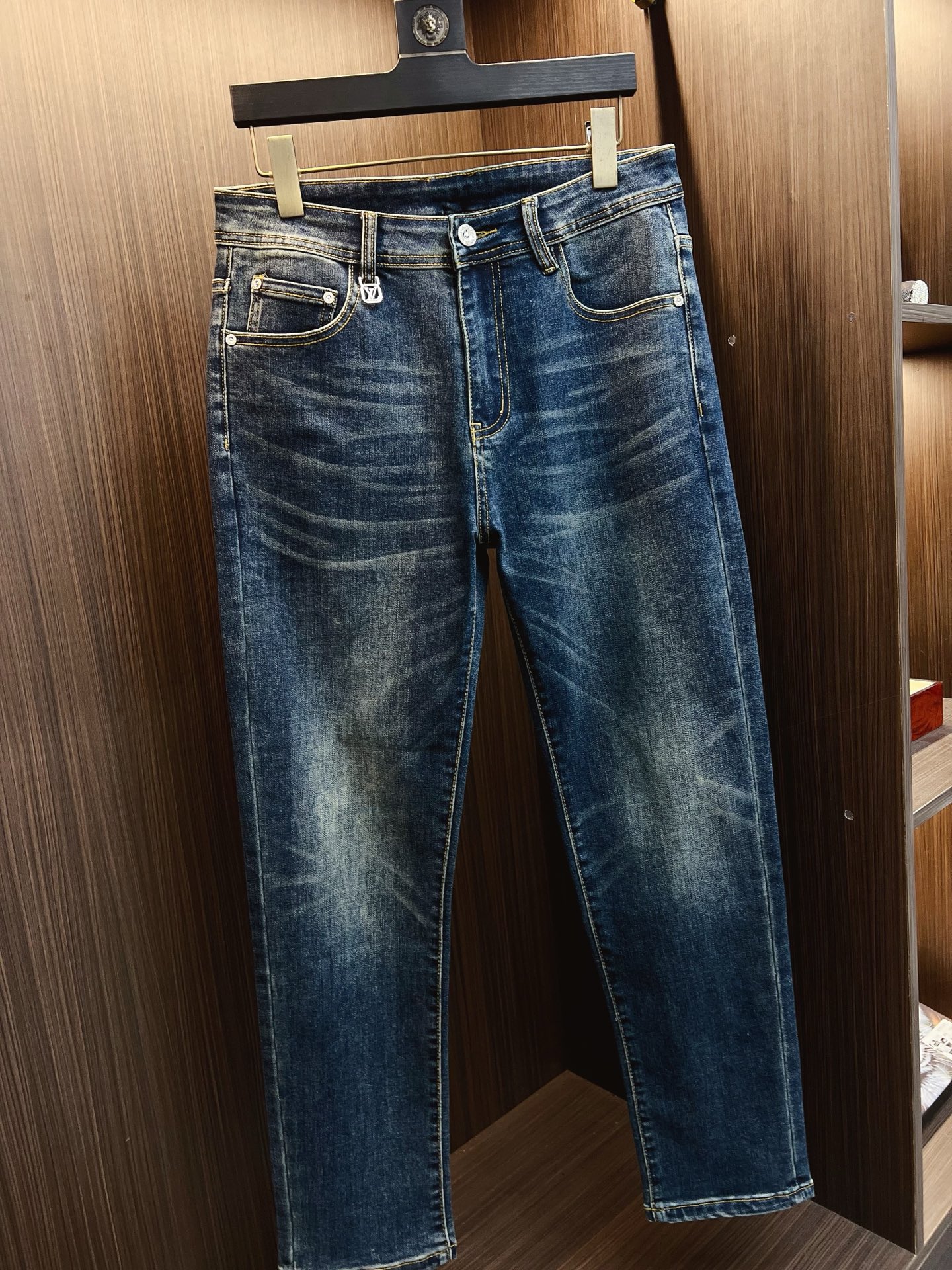 Louis Vuitton Male Jeans Denim Slim Fit L