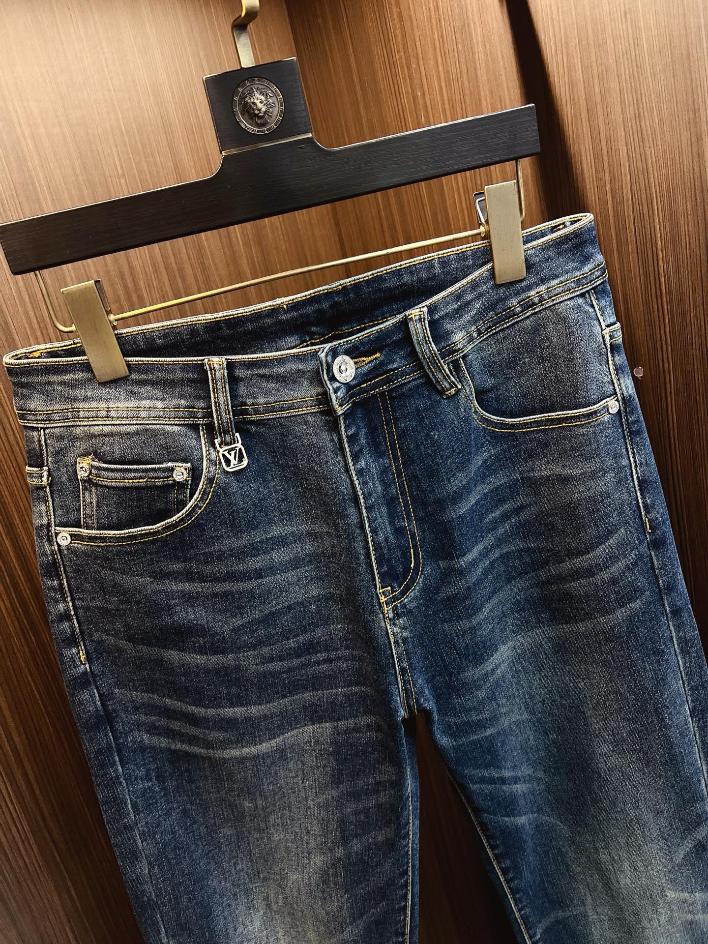 Louis Vuitton Male Jeans Denim Slim Fit L