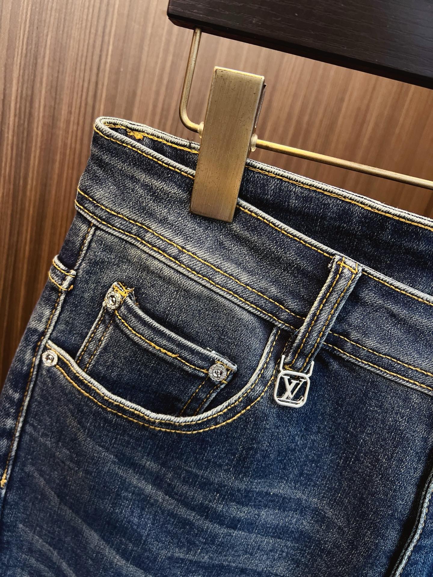 Louis Vuitton Male Jeans Denim Slim Fit L