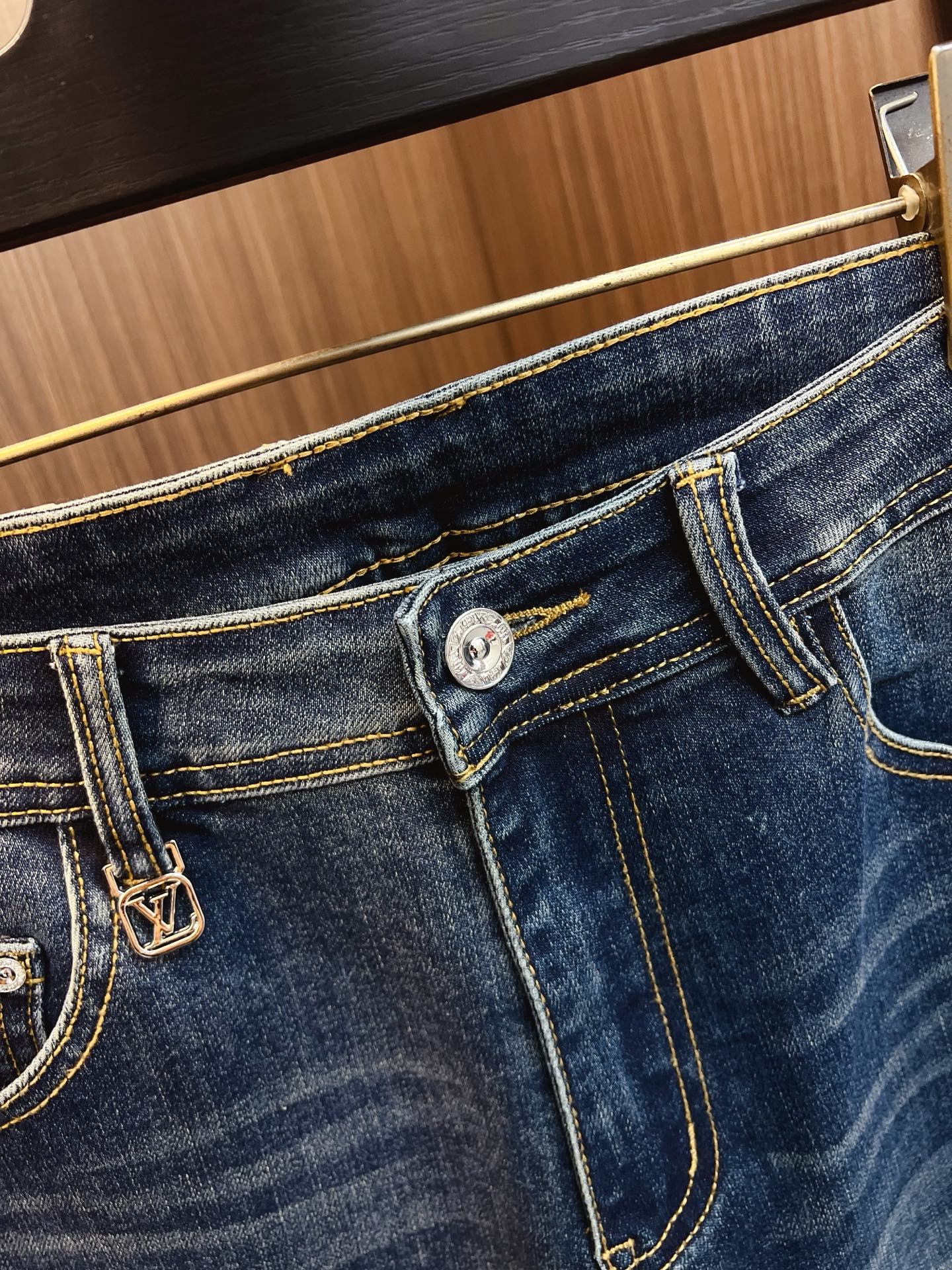 Louis Vuitton Male Jeans Denim Slim Fit L