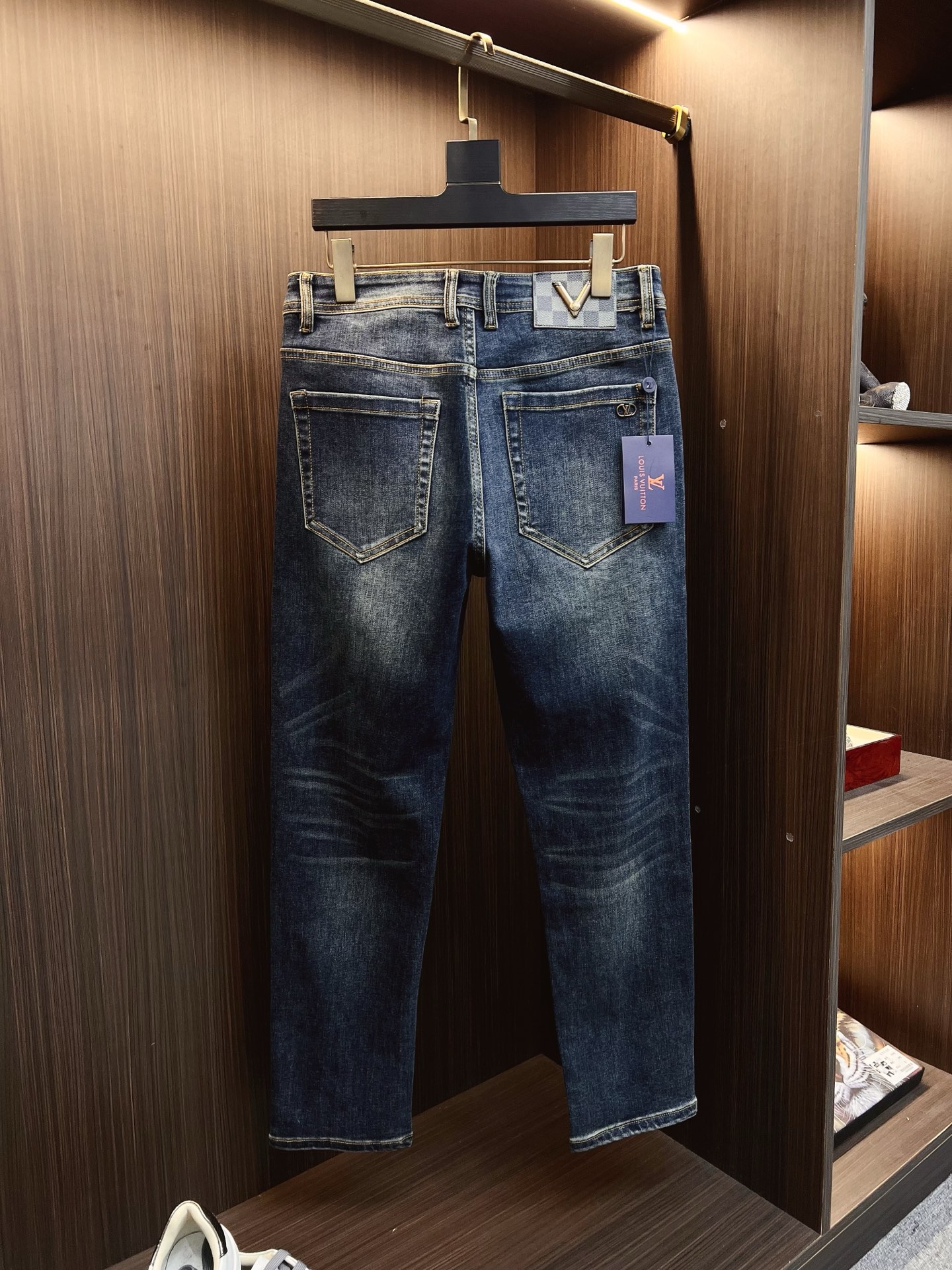 Louis Vuitton Male Jeans Denim Slim Fit L