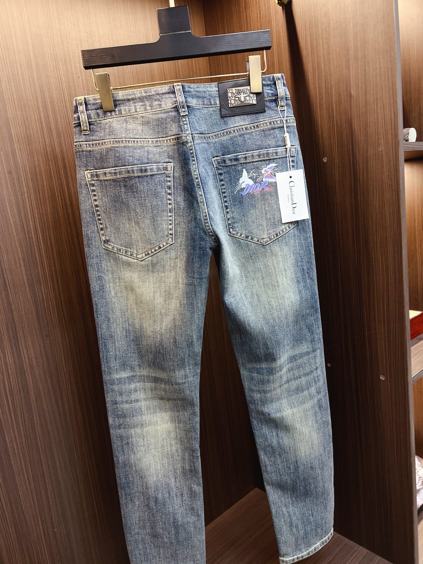 Dior Male Jeans Denim Slim Fit