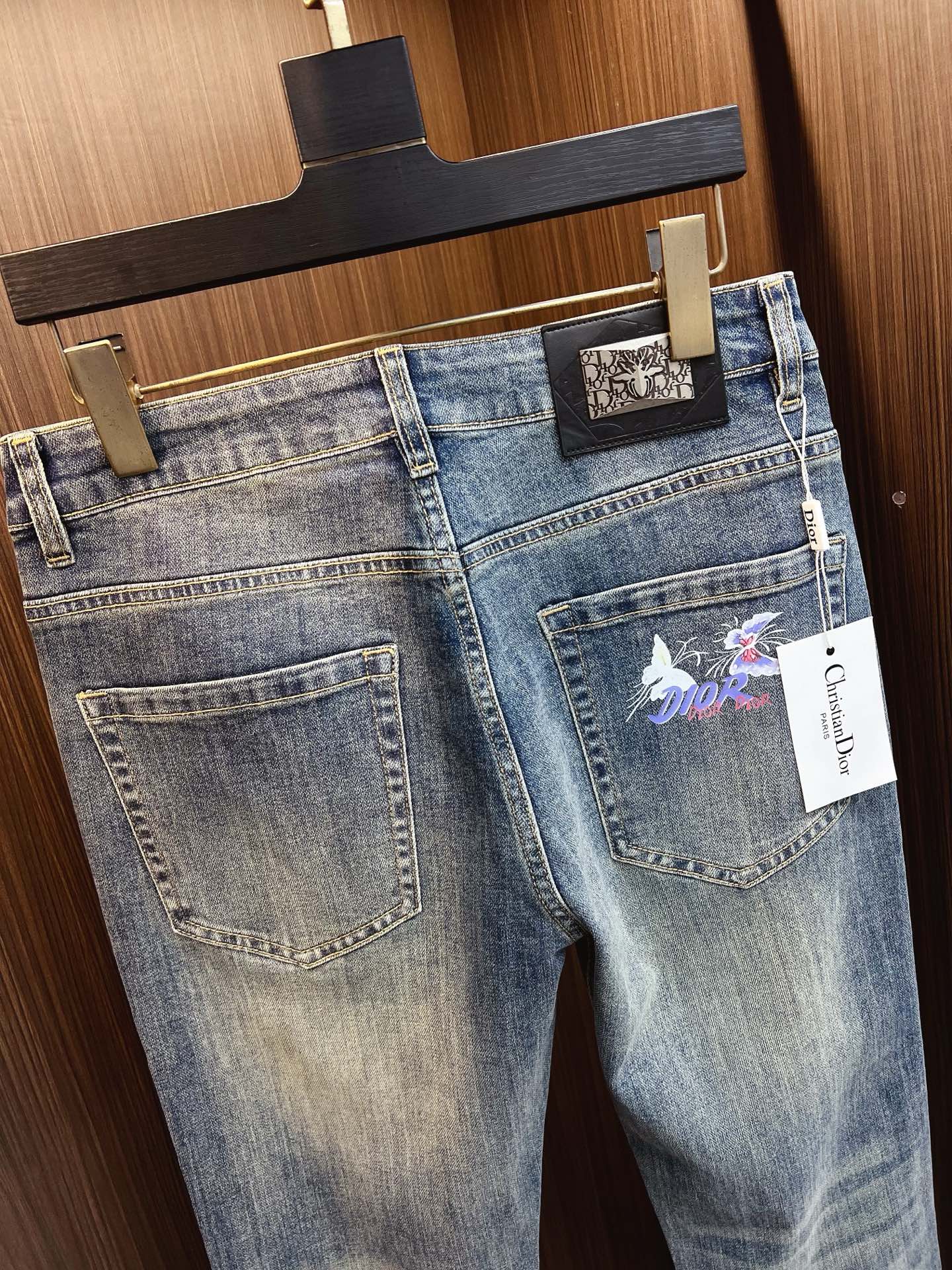 Dior Male Jeans Denim Slim Fit