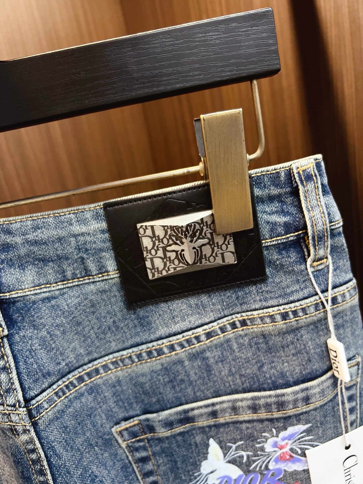 Dior Male Jeans Denim Slim Fit