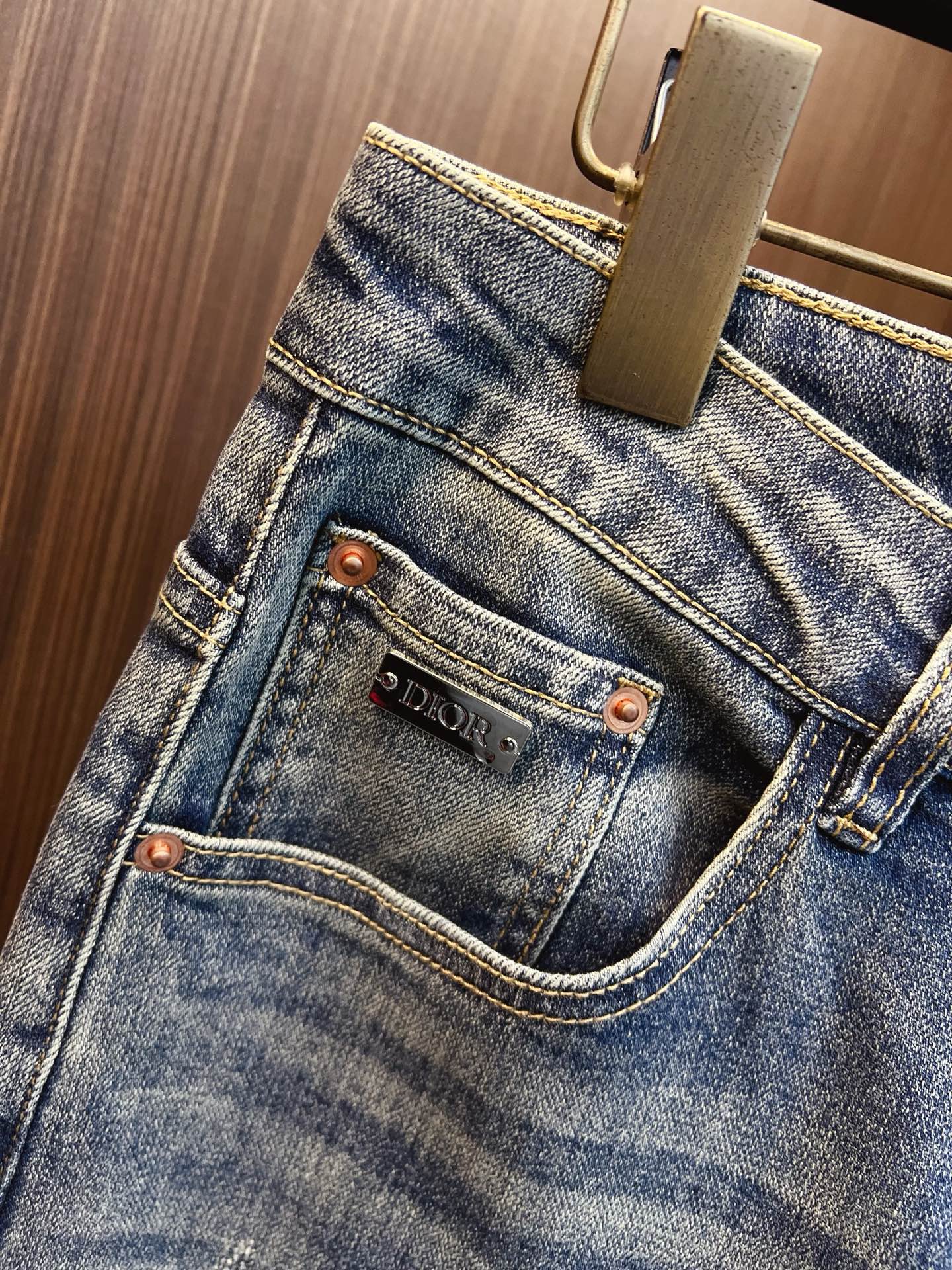 Dior Male Jeans Denim Slim Fit