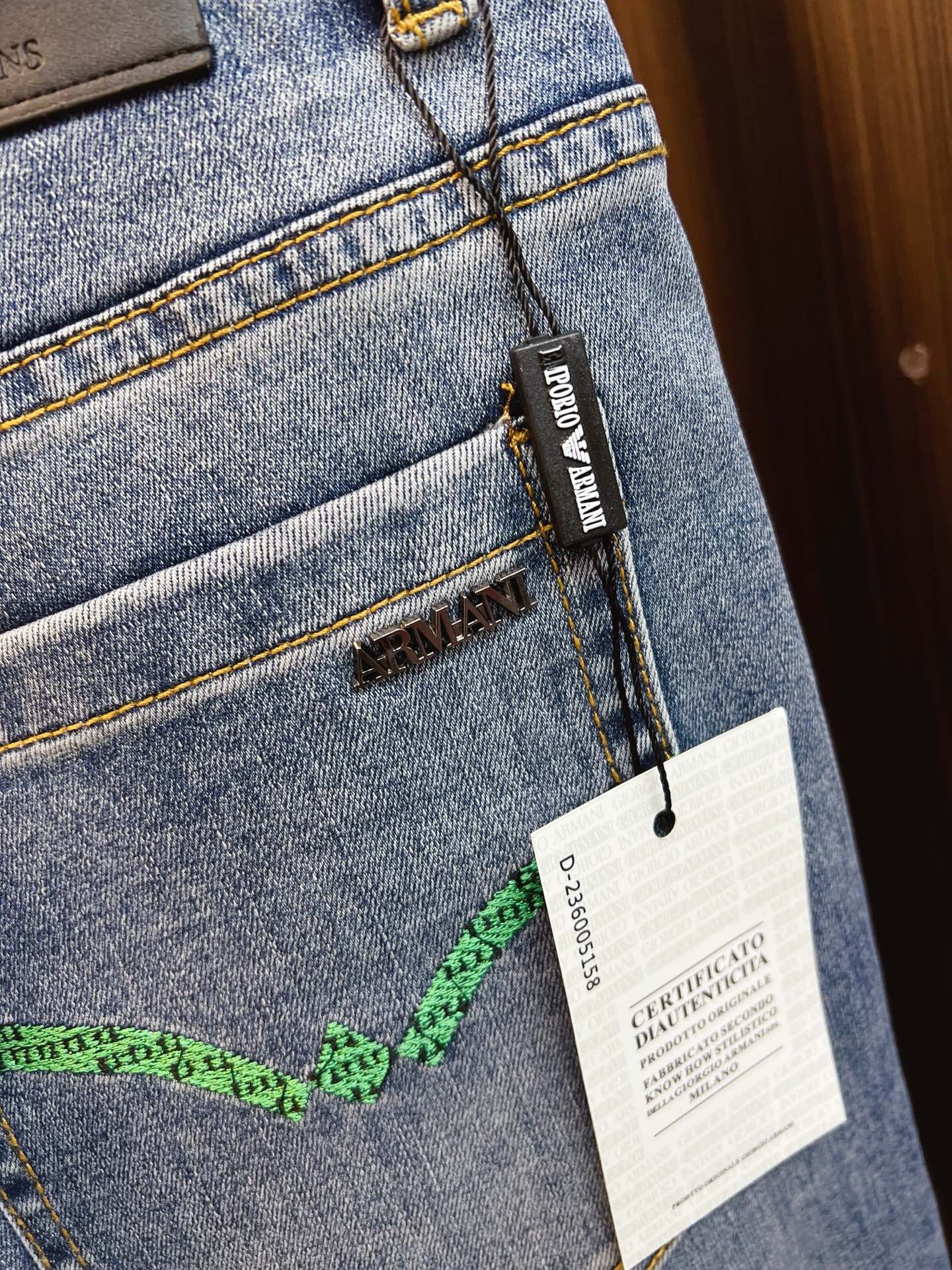 Armani Male Jeans Denim Slim Fit M