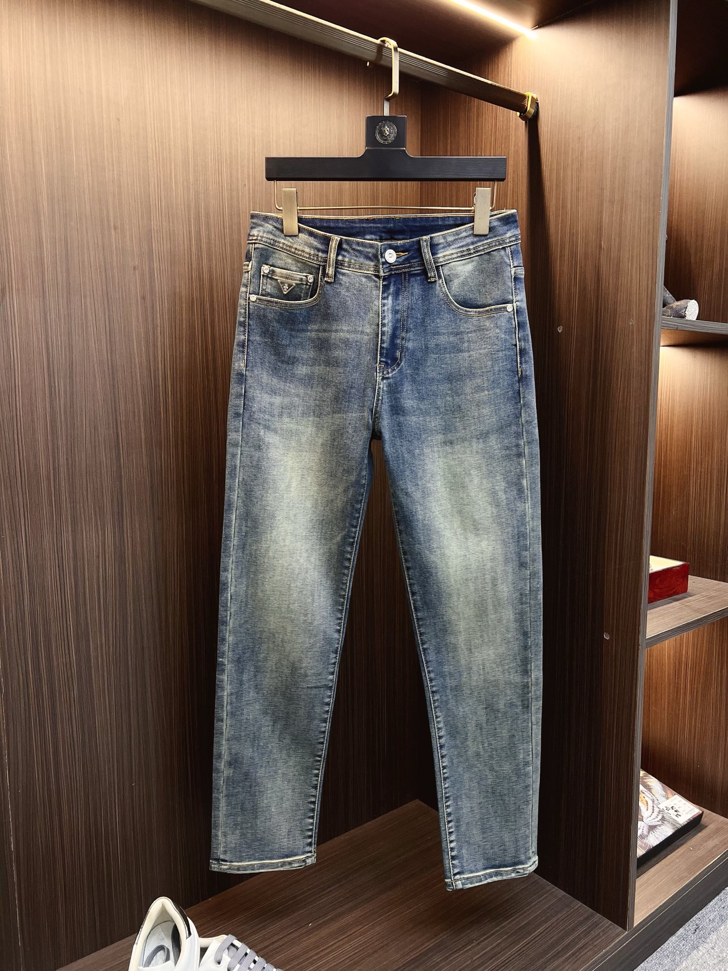Chrome Hearts Male Jeans Denim Slim Fit