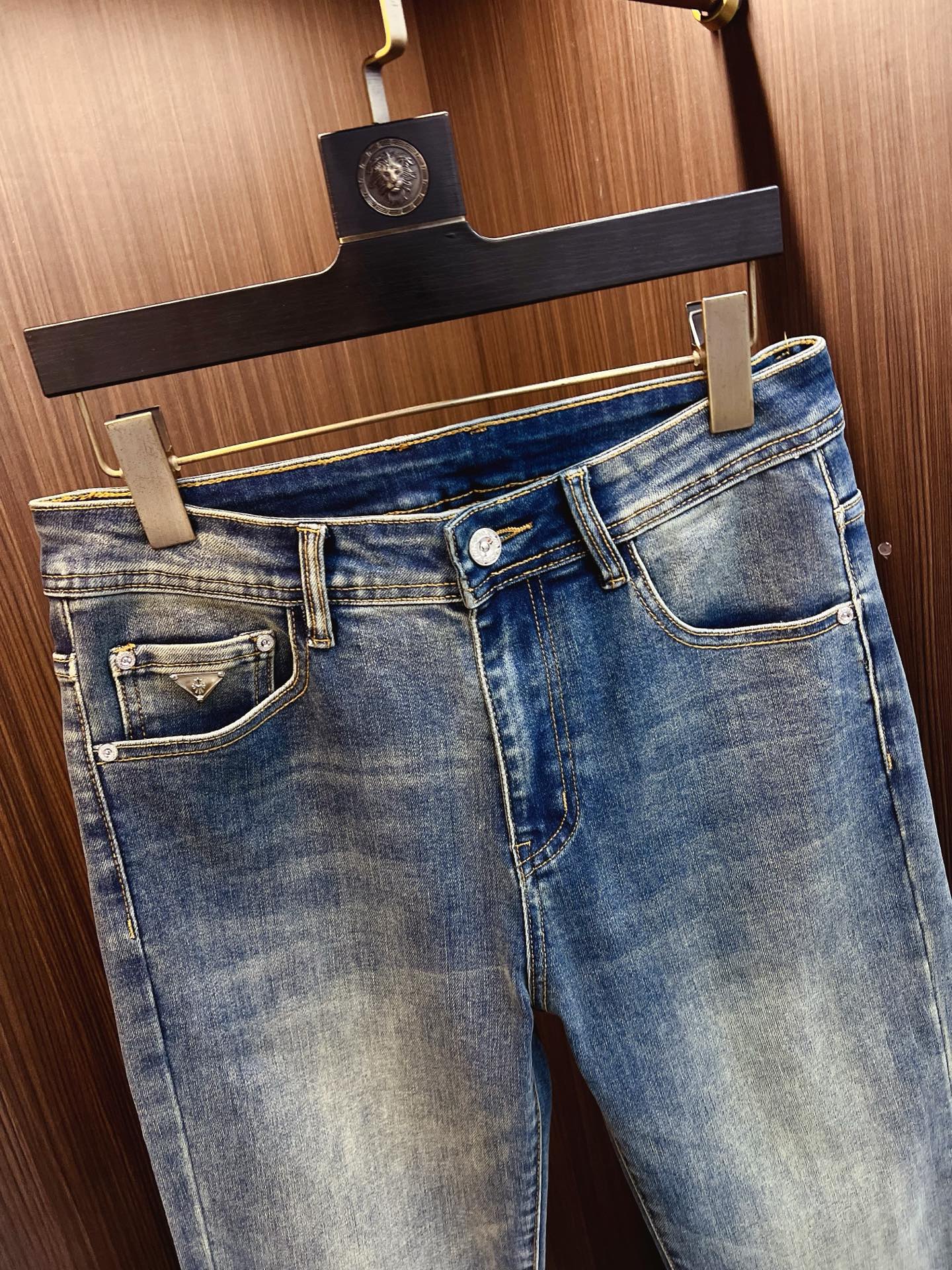Chrome Hearts Male Jeans Denim Slim Fit