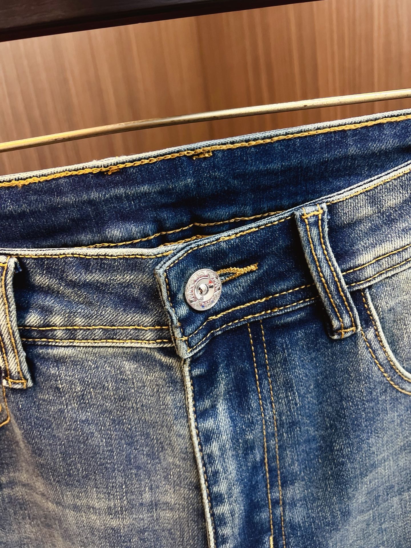 Chrome Hearts Male Jeans Denim Slim Fit