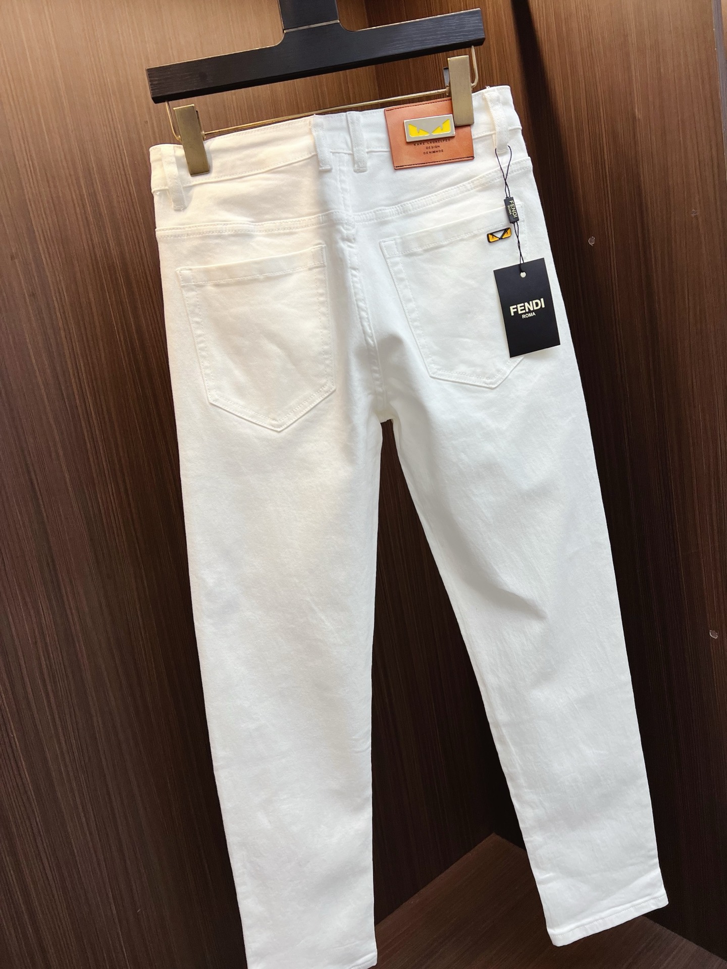 Fendi Male Jeans Denim Slim Fit
