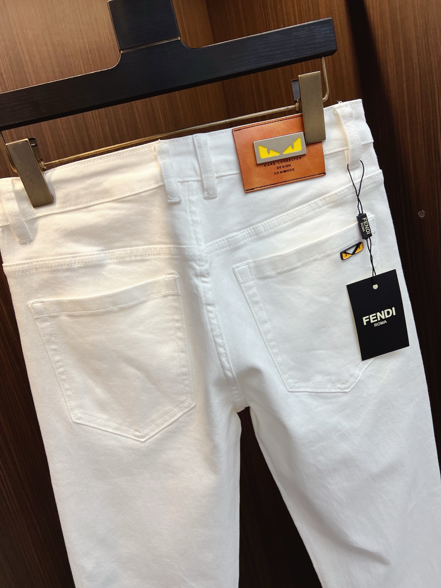 Fendi Male Jeans Denim Slim Fit