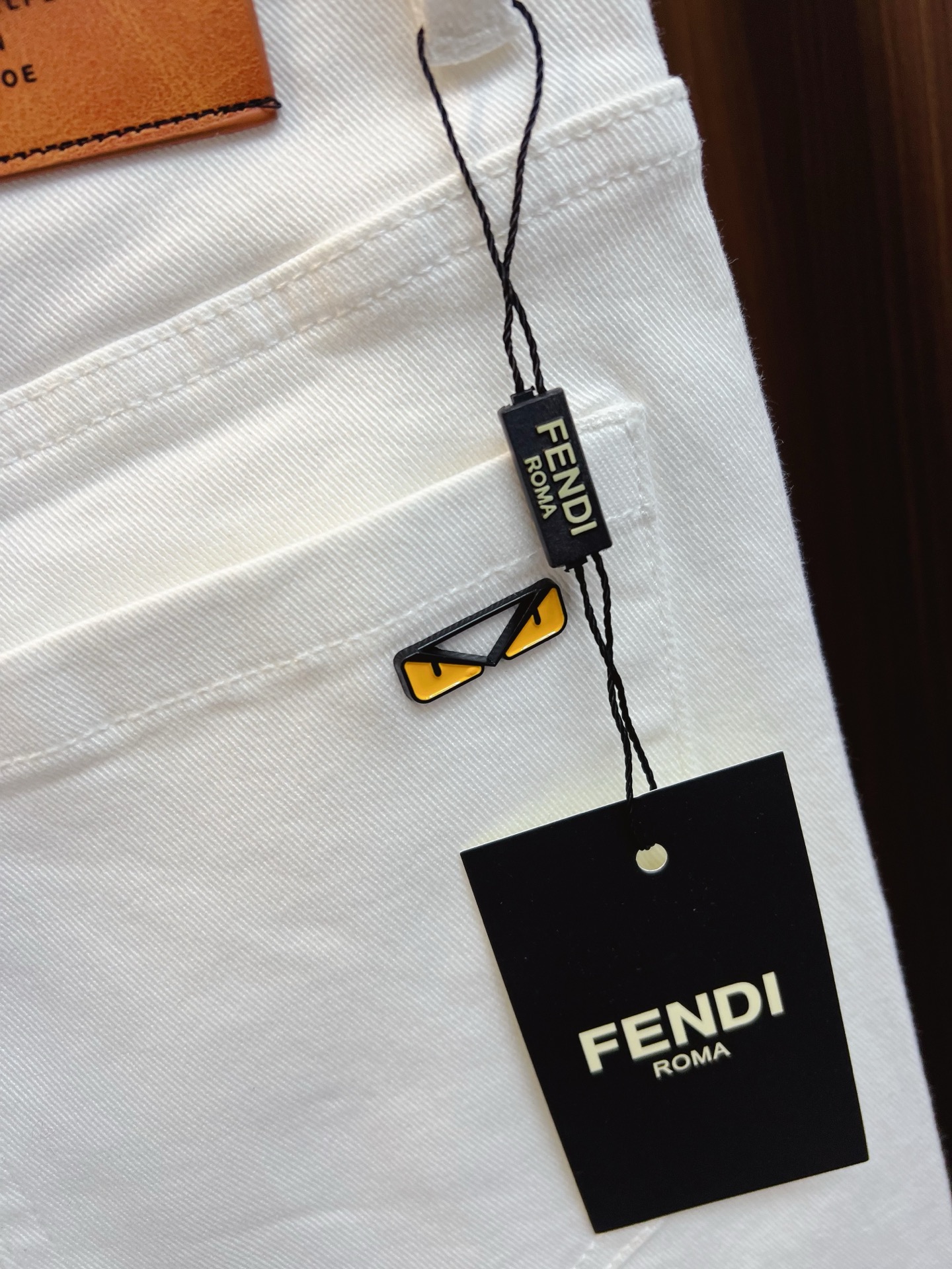 Fendi Male Jeans Denim Slim Fit