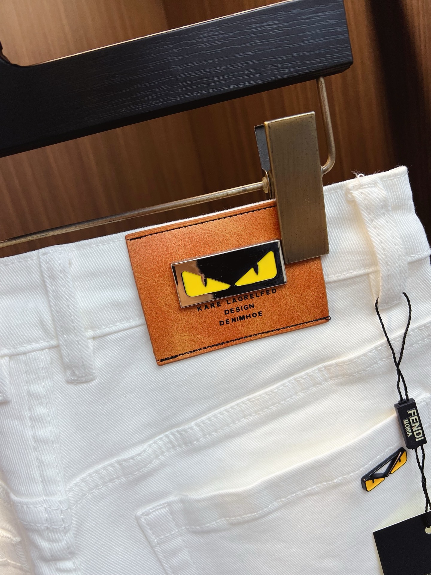 Fendi Male Jeans Denim Slim Fit