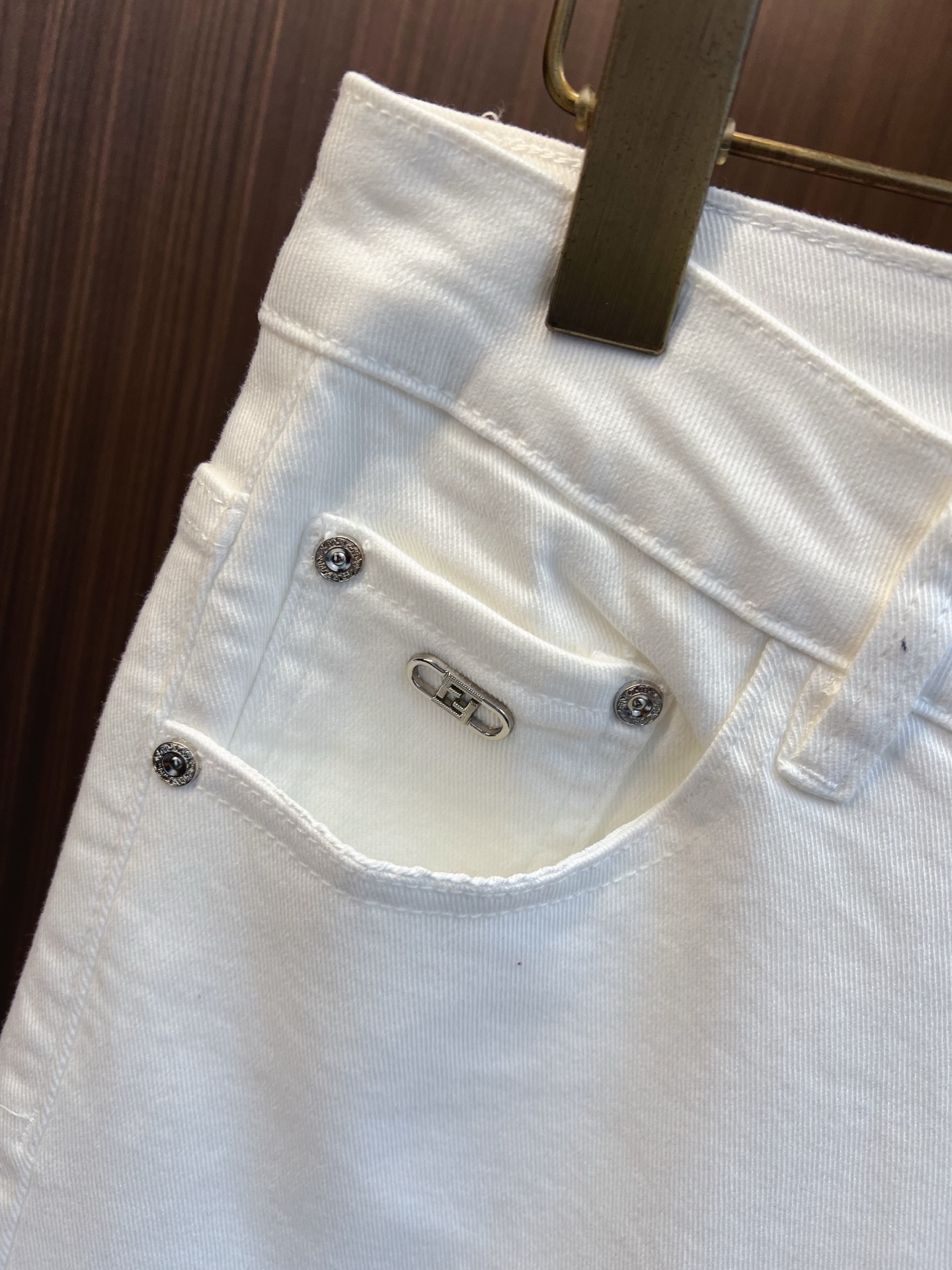 Fendi Male Jeans Denim Slim Fit