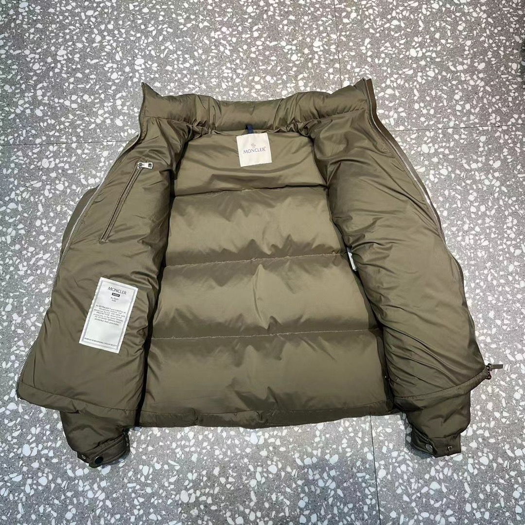 Moncler Down Jacket White Duck Down Black M-l