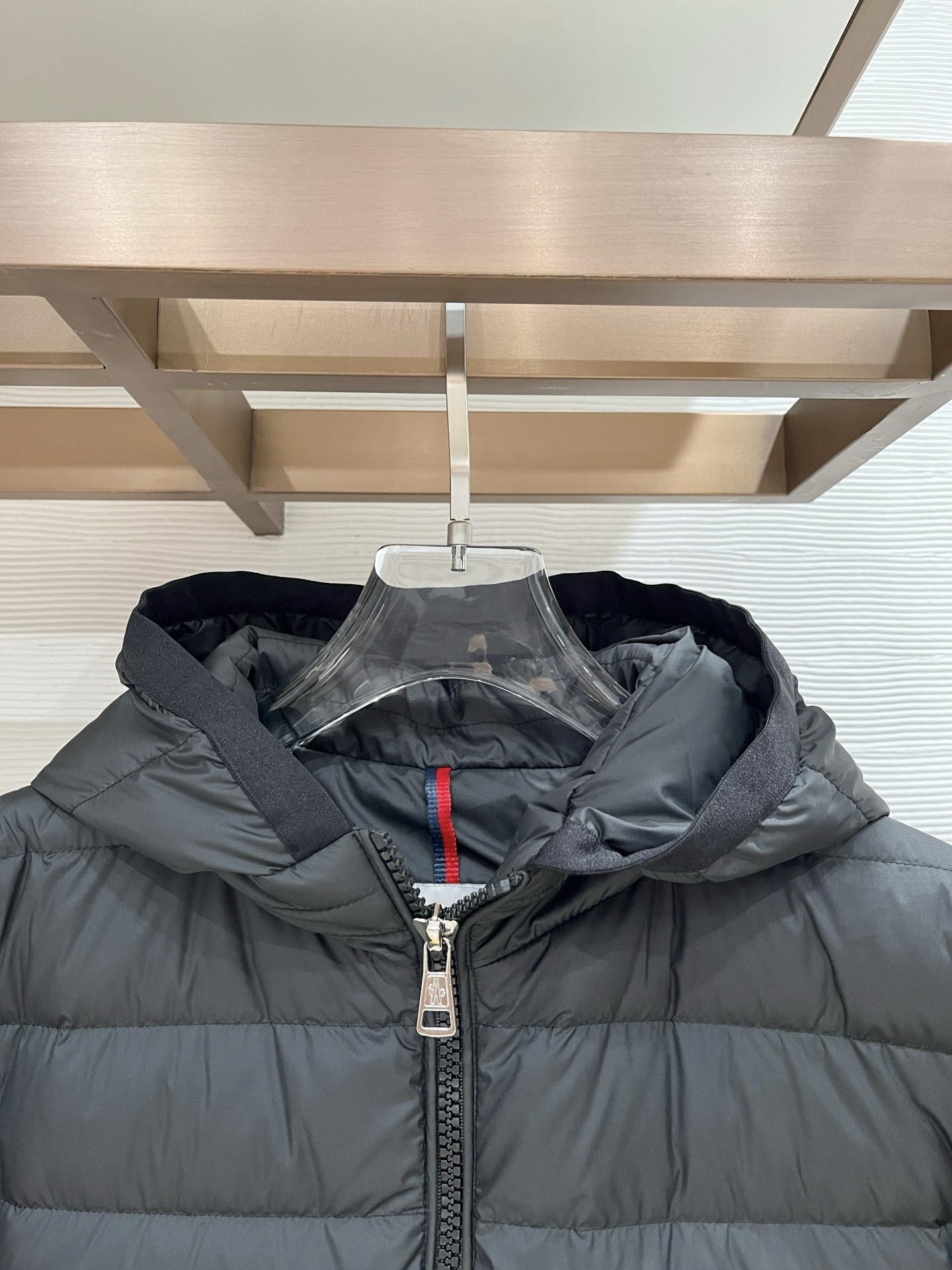 Moncler Male Down Jacket Goose Down Black Hooded S-m-l