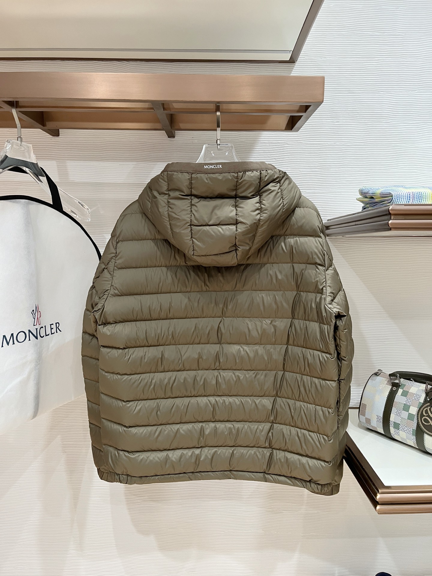 Moncler Male Down Jacket Goose Down Black Hooded S-m-l