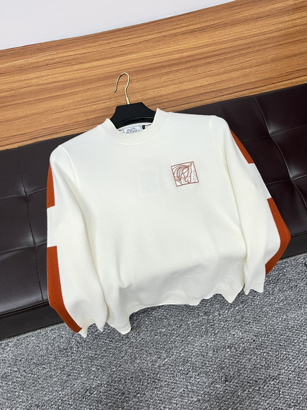 Hermès Male Basic Clothing Wool Striped M-l-xl