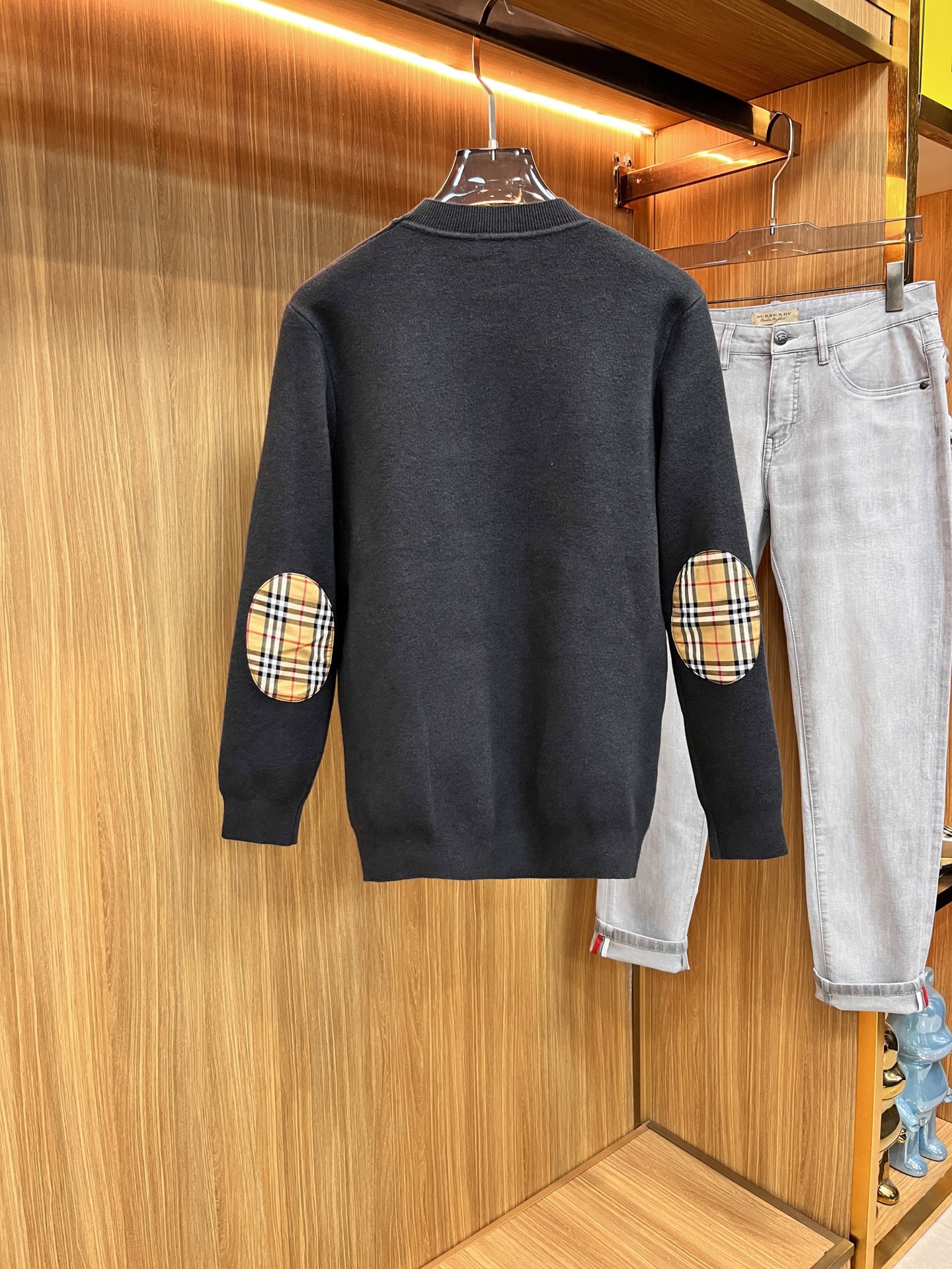 Burberry Male Basic Clothing Wool Striped M-l-xl