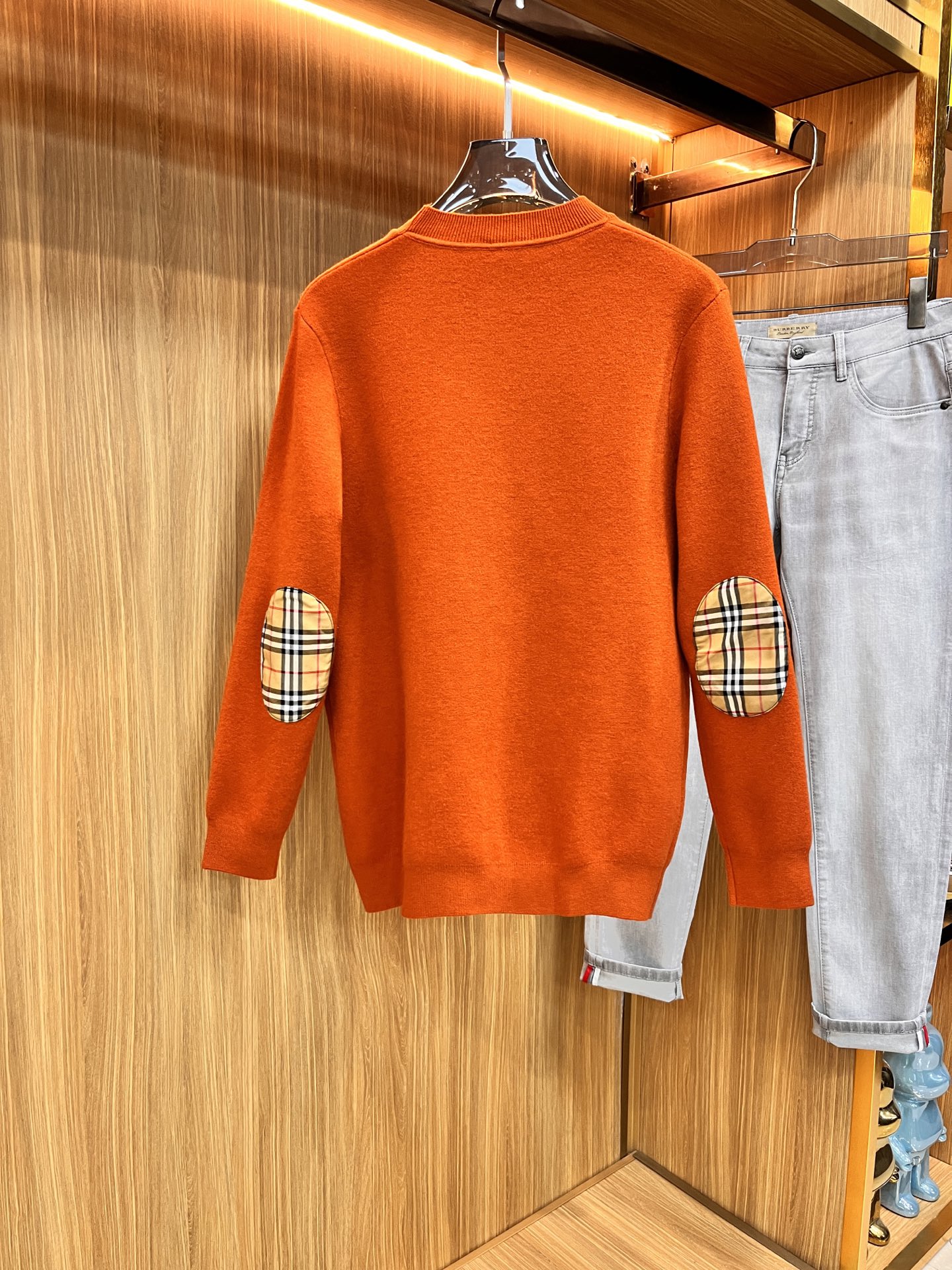 Burberry Male Basic Clothing Wool Striped M-l-xl