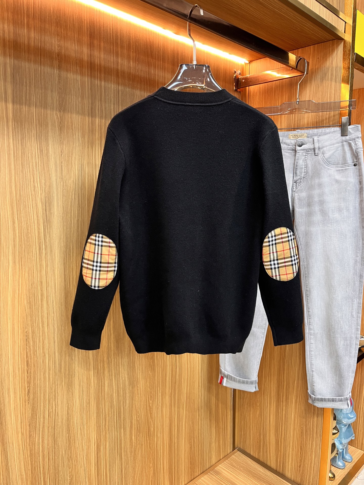 Burberry Male Basic Clothing Wool Striped M-l-xl