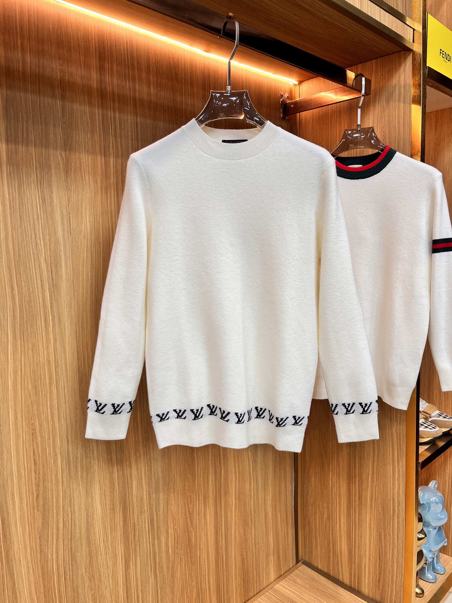 Louis Vuitton Male Basic Clothing Wool Striped M-l-xl