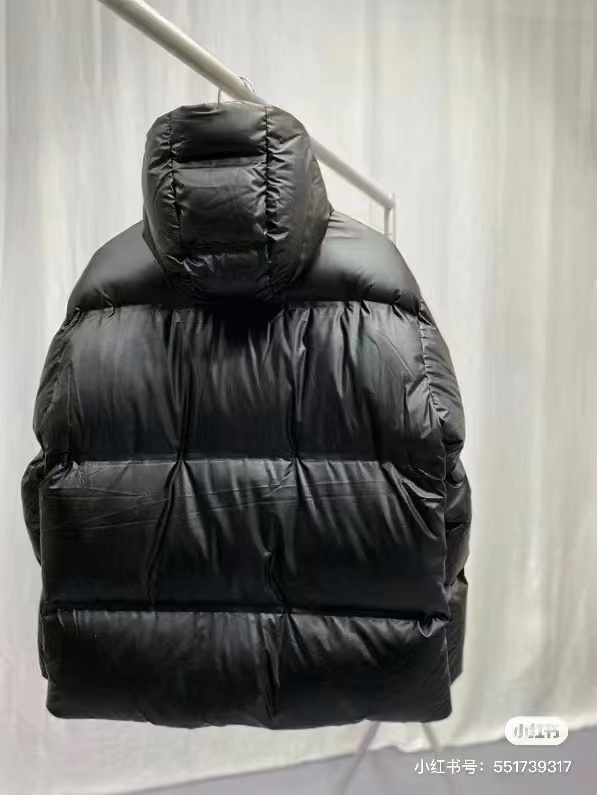 Prada Couple Down Jacket Goose Down Black Hooded S-m-l-xl-xxl