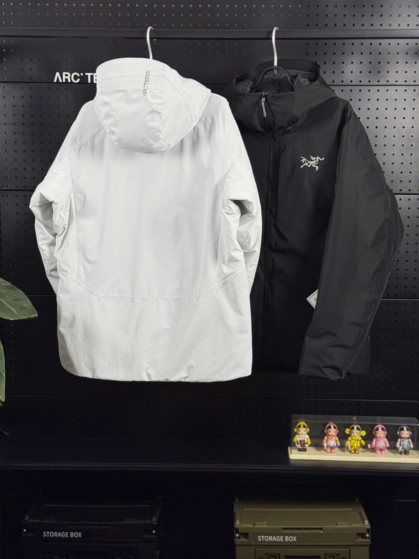 Arcteryx Female Down Jacket Knitted Black Hooded Xs-s-m-l-xl-xxl