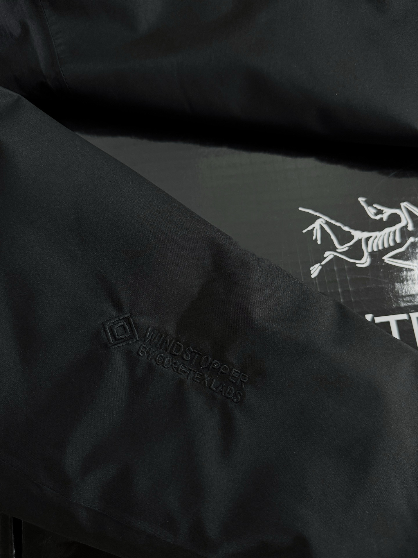 Arcteryx Female Down Jacket Knitted Black Hooded Xs-s-m-l-xl-xxl