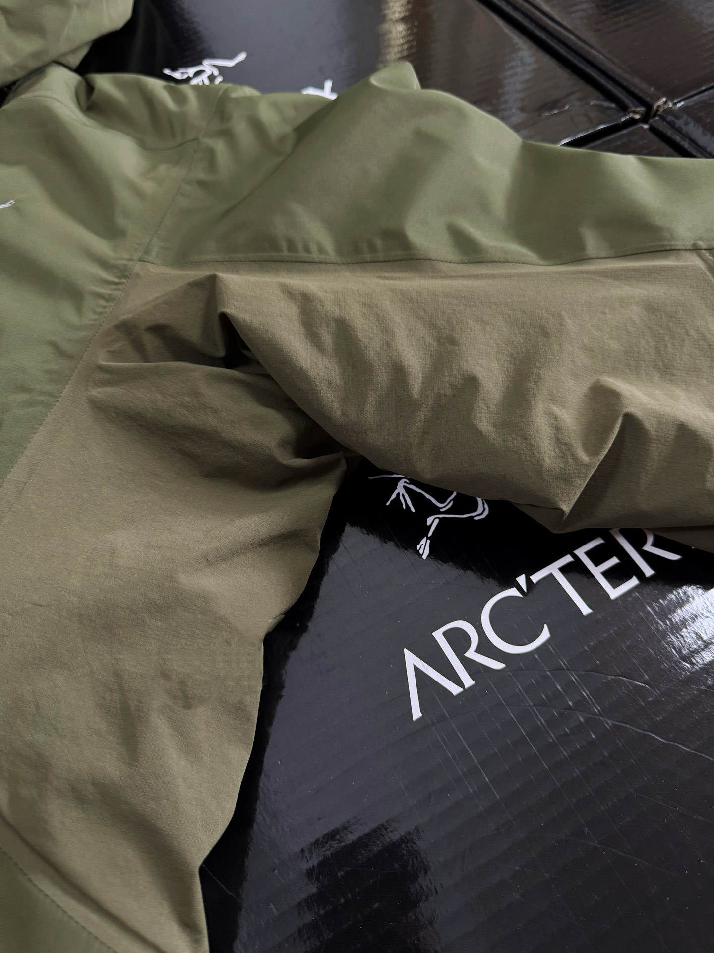 Arcteryx Female Down Jacket Knitted Black Hooded Xs-s-m-l-xl-xxl