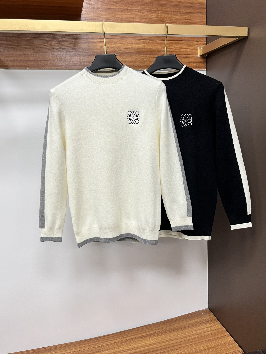 Loewe Male Basic Clothing Wool Striped M-l-xl
