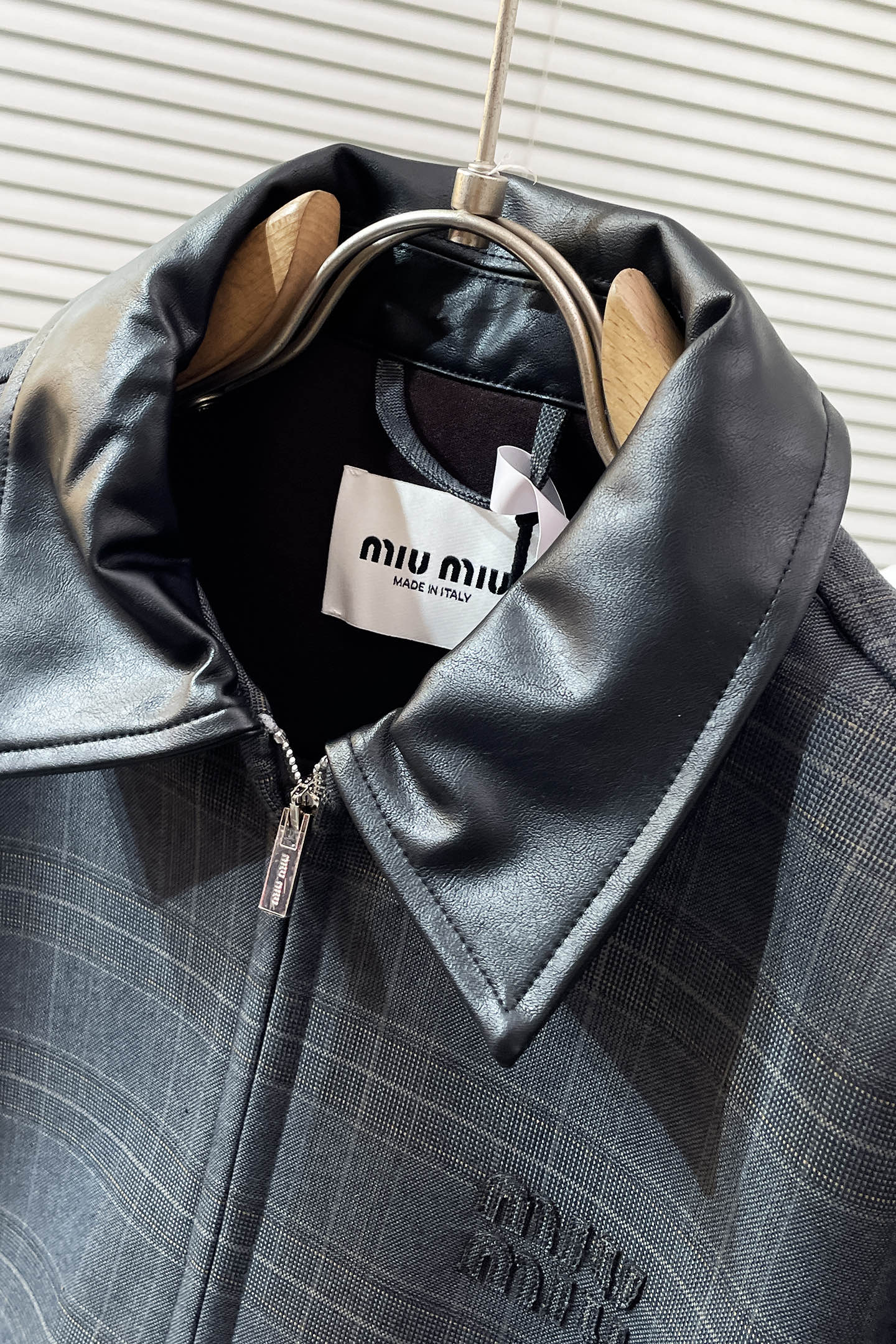 Miu Miu Couple Basic Clothing Wool Gray Loose Fit S-m