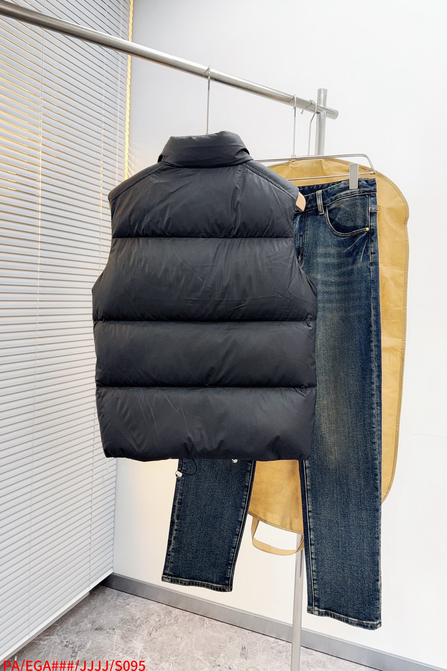 Prada Down Vest Goose Down Black S-m-xl