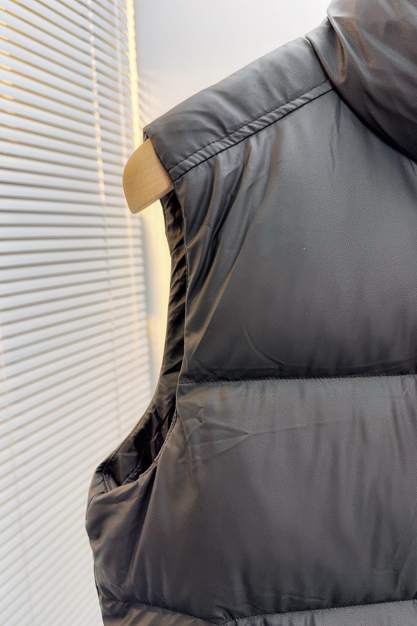 Prada Down Vest Goose Down Black S-m-xl