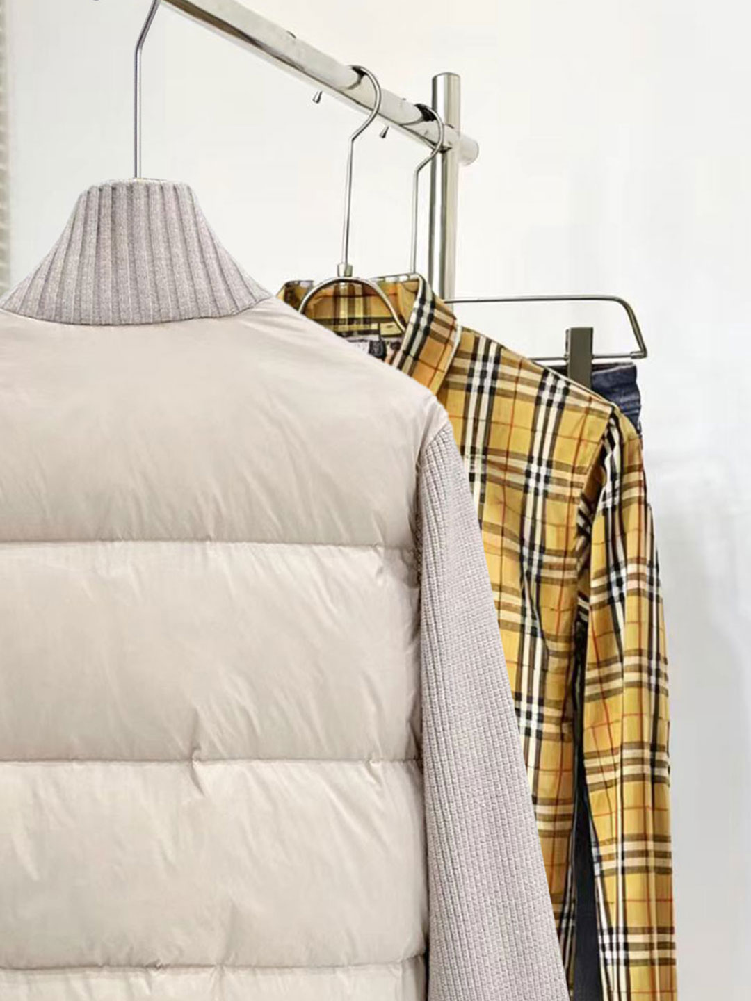 Thom Browne Female Down Jacket Knitted Slim Fit M-xl