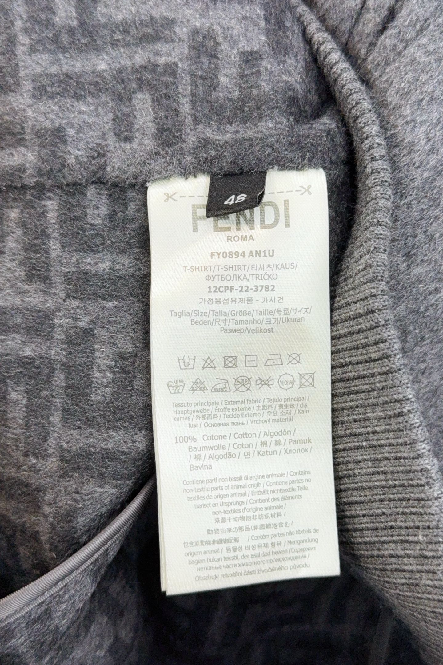 Fendi Jacket Wool Printed S-xl