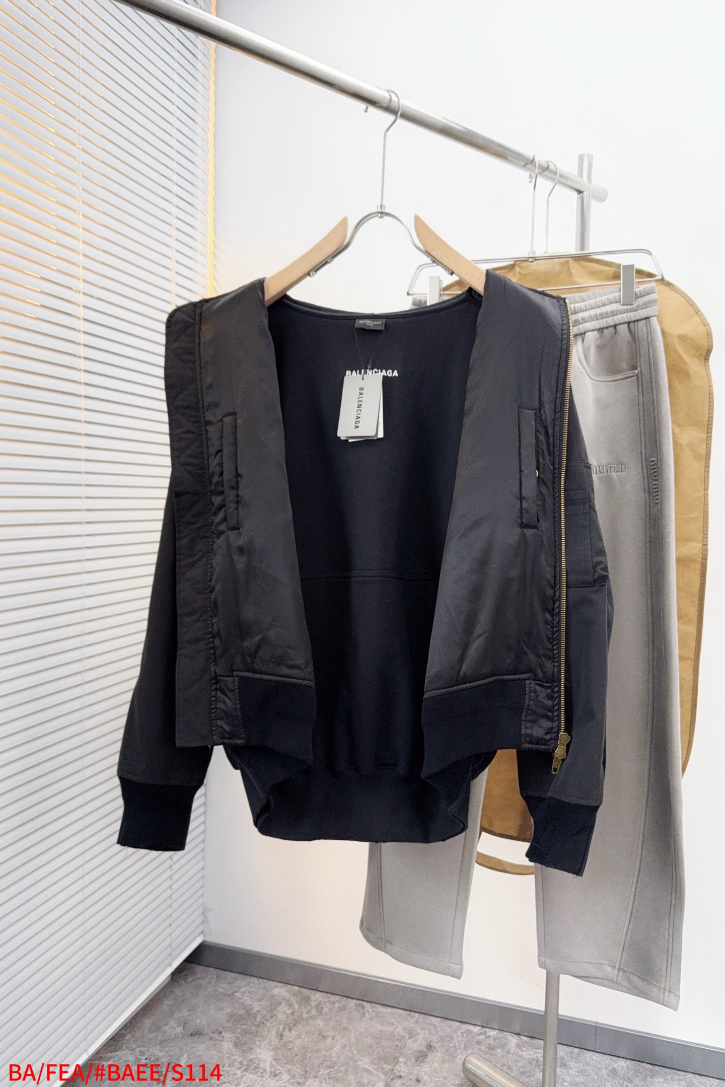 Balenciaga Jacket Cotton Hooded Xs-s-m-l