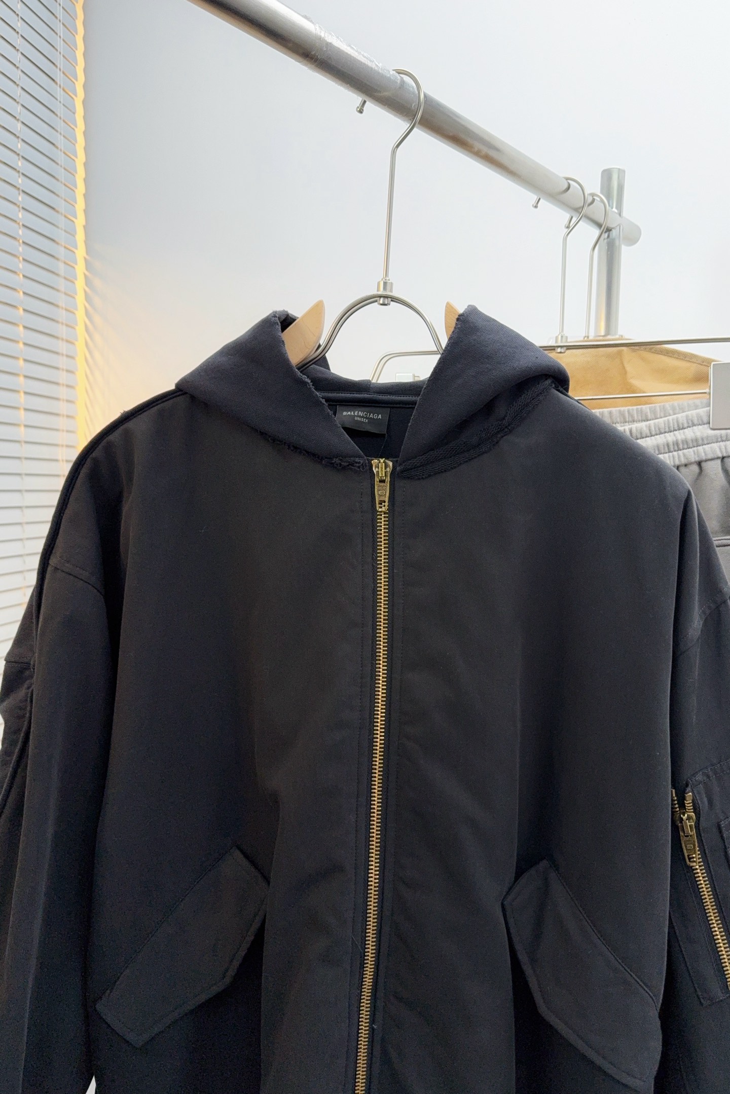 Balenciaga Jacket Cotton Hooded Xs-s-m-l
