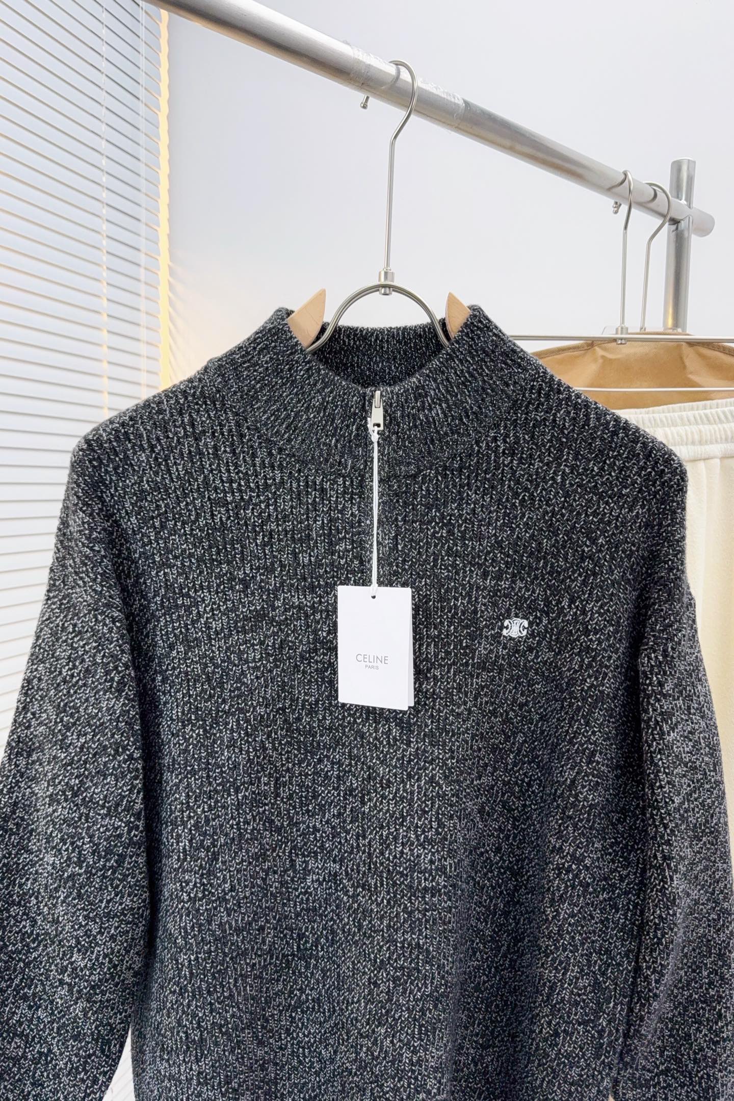 Celine Couple Basic Clothing Knitted Loose Fit Xs-s-l