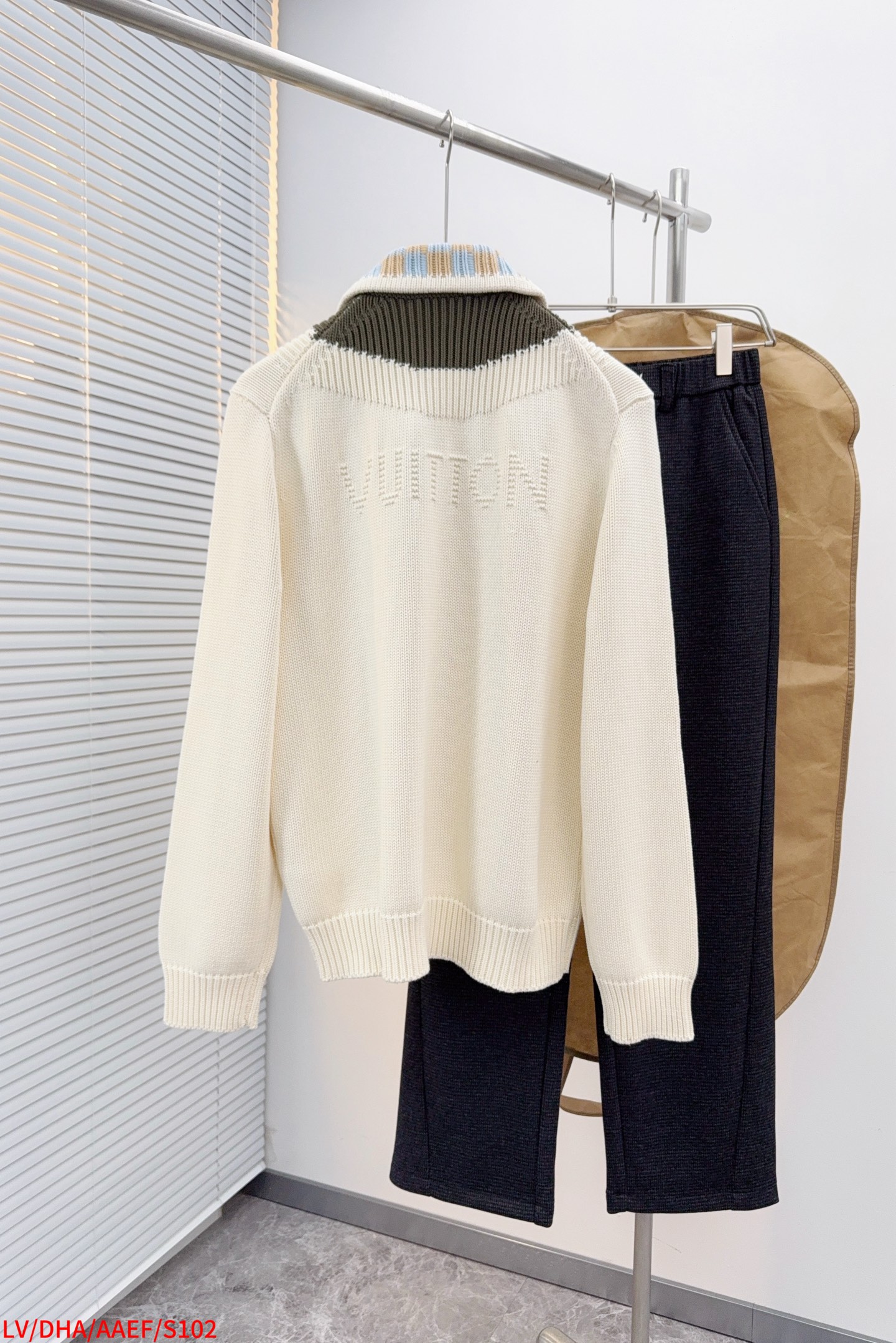 Louis Vuitton Couple Jacket Wool White Loose Fit S-m-l-xl