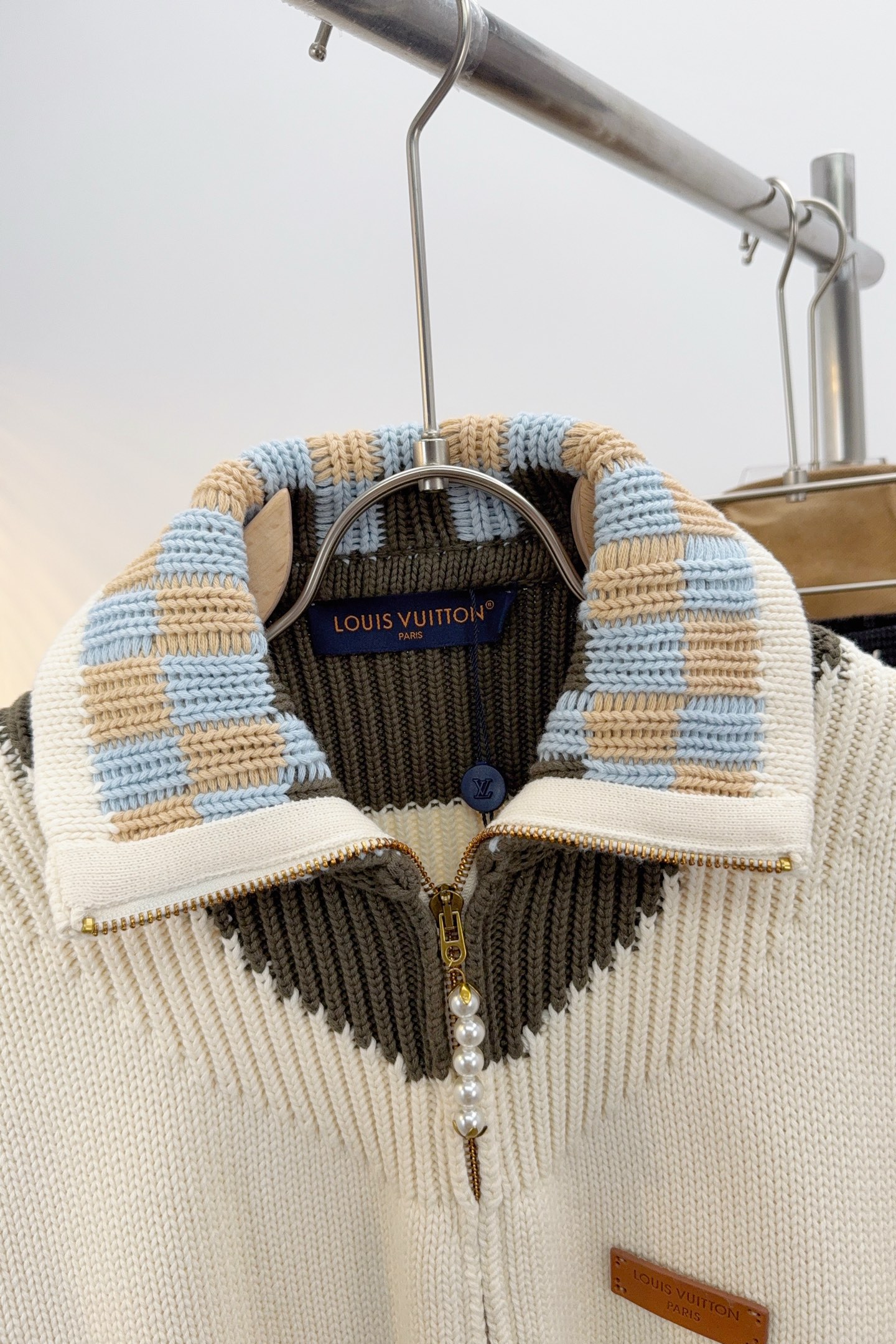 Louis Vuitton Couple Jacket Wool White Loose Fit S-m-l-xl
