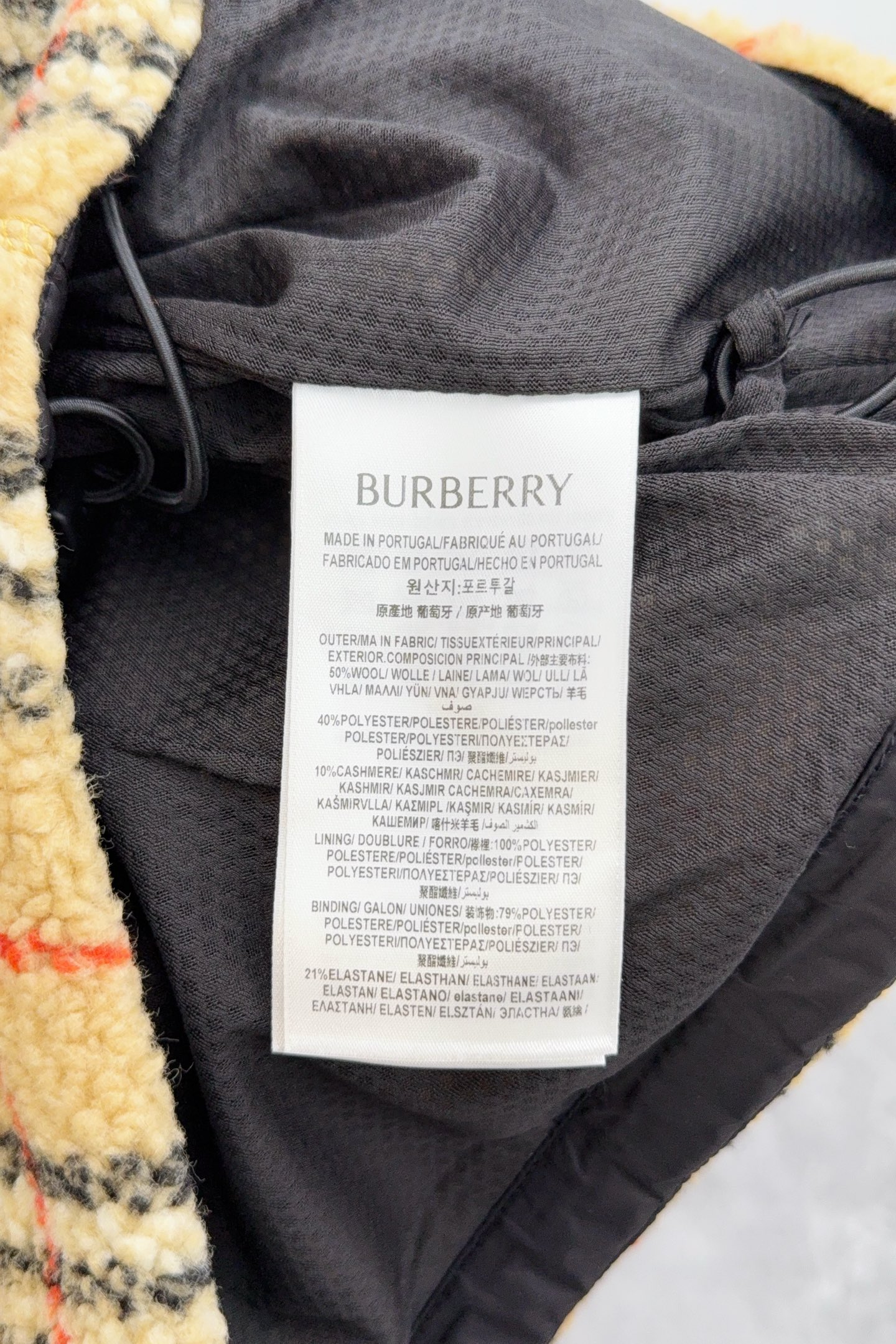 Burberry Jacket Black Loose Fit S-m-l-xl