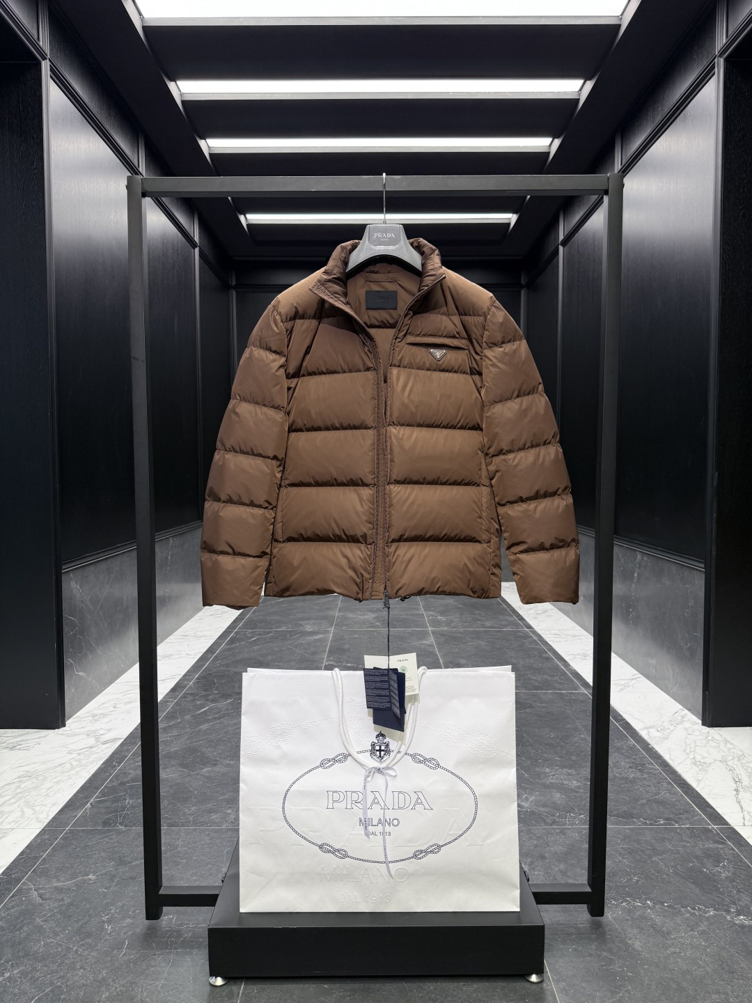 Prada Jacket Goose Down Black S-l